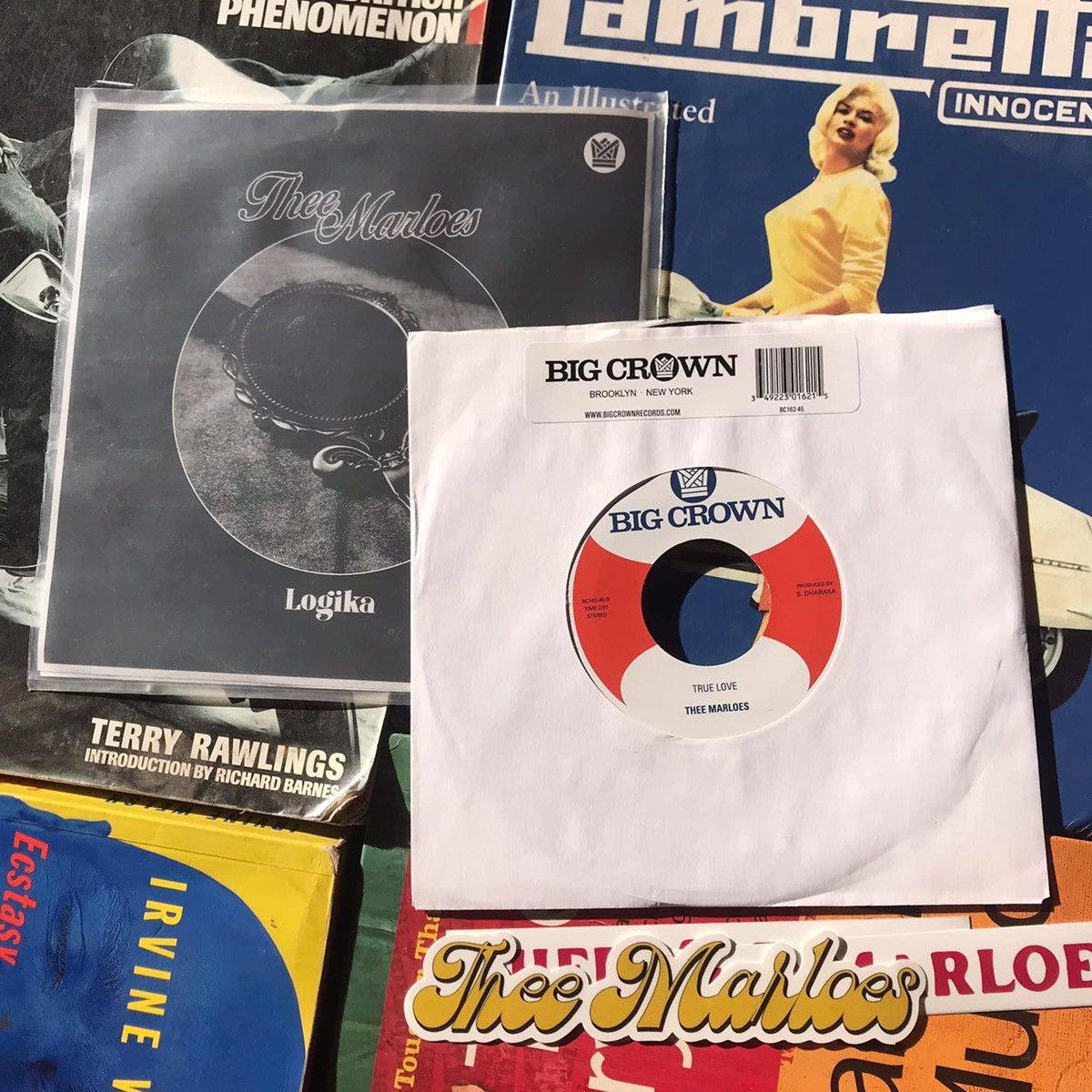 Band Tees Thee marloes - Big Crown Records brooklyn New York Size ONE SIZE - 2 Thumbnail