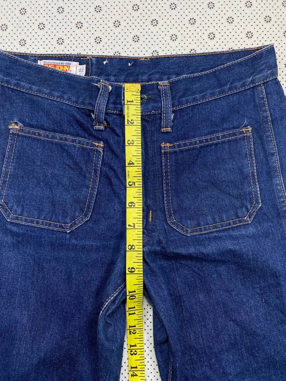 Big John × Vintage Vintage Rockabilly Flare Denim Pant By Big John Size US 28 / EU 44 - 6 Thumbnail