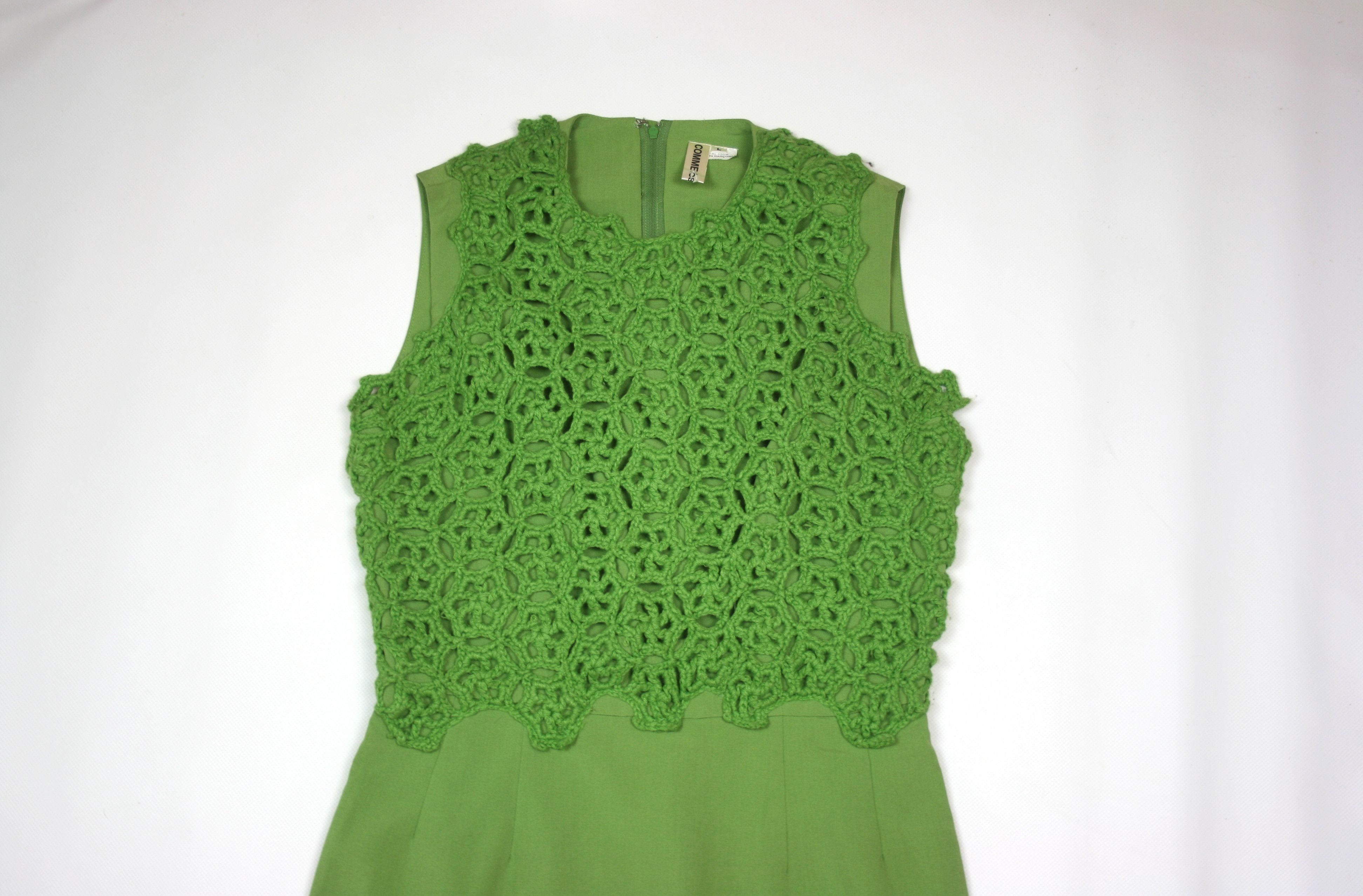 Comme des Garcons AD2009 Embroidered Lace Dress Vintage Size L / US 10 / IT 46 - 3 Thumbnail