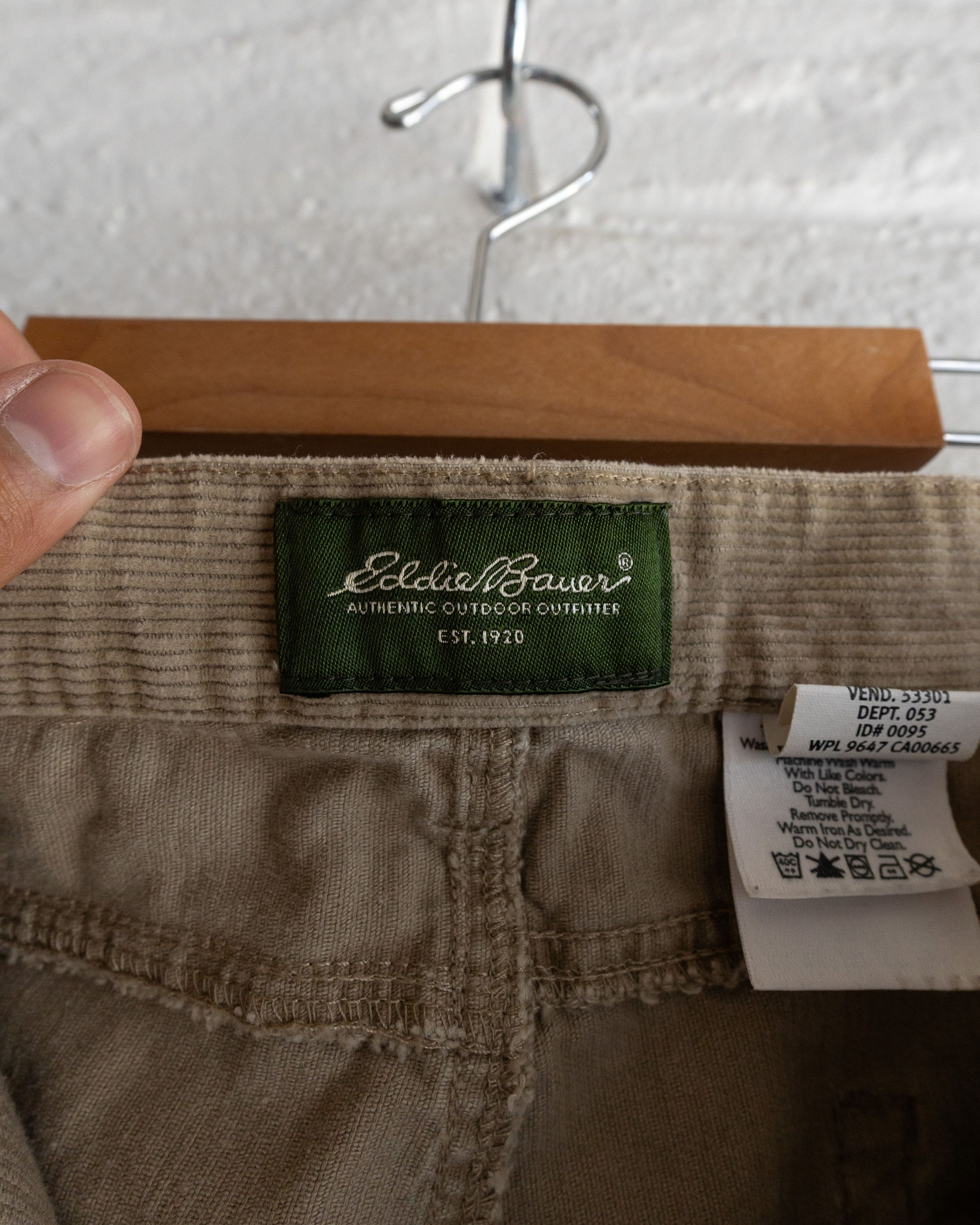 Vintage Vintage Eddie Bauer Corduroy Trouser Pant Tan Men's 40 Size US 40 / EU 56 - 2 Thumbnail