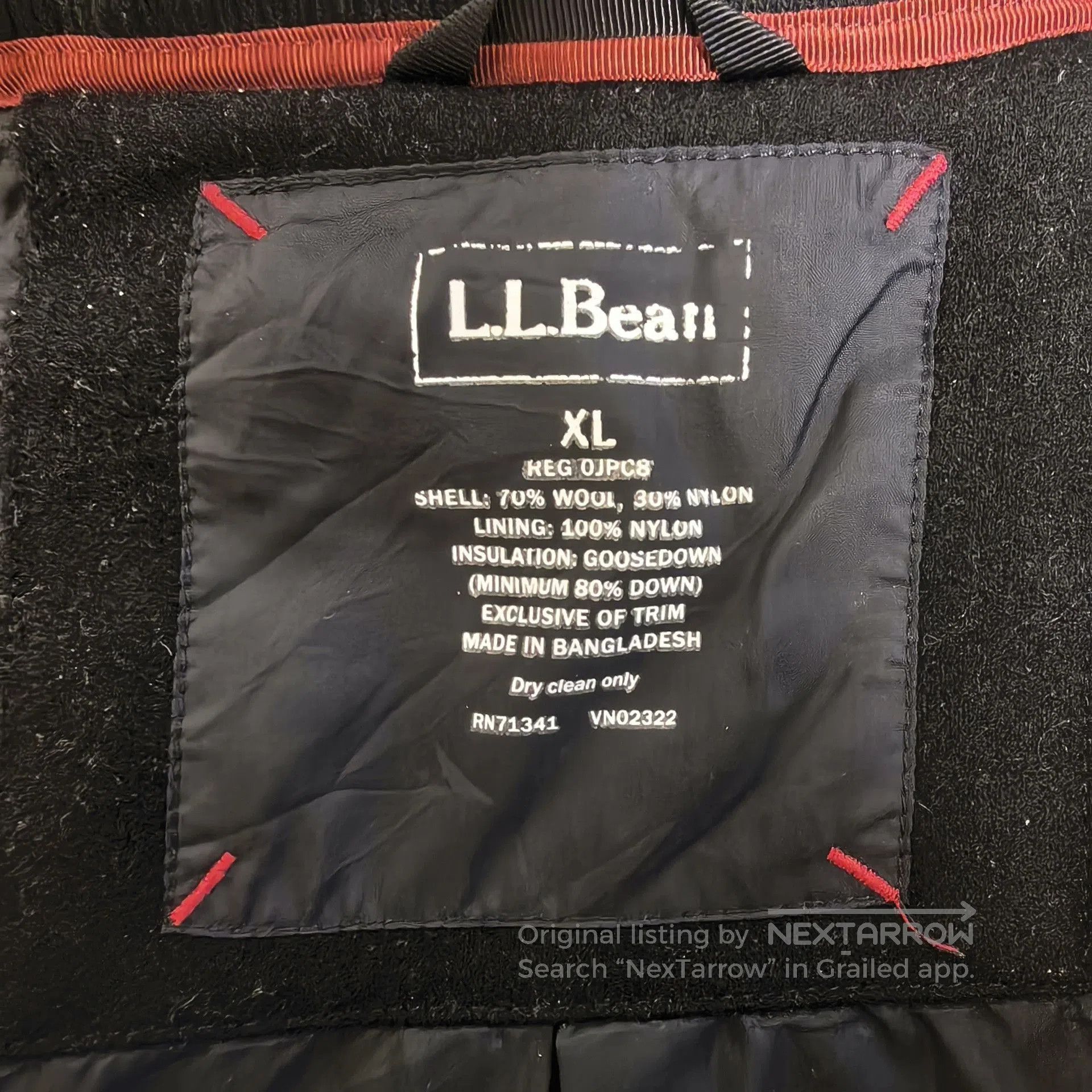 L.L. Bean L.L.Bean Wool Down Jacket. Size US XL / EU 56 / 4 - 5 Thumbnail