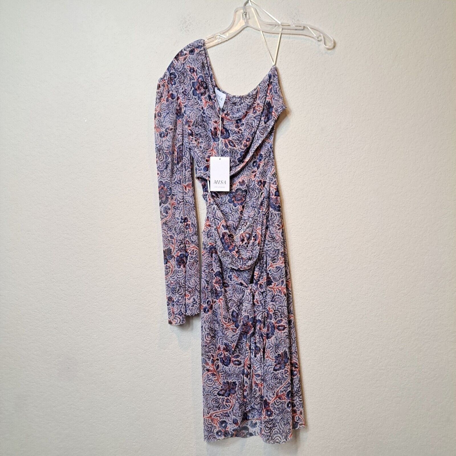 MISA Los Angeles Misa Los Angeles Calypso One-Shoulder Cutout Dress USA Sz M Size M / US 6-8 / IT 42-44 - 4 Thumbnail