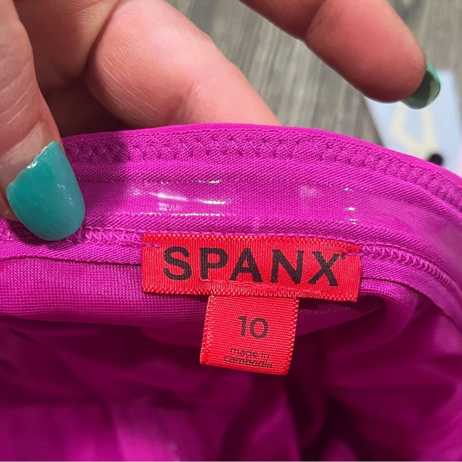 Spanx NWT Spanx Let's Go Be You Can Swim Hi-Rise Berry Size 10 Size ONE SIZE - 4 Thumbnail
