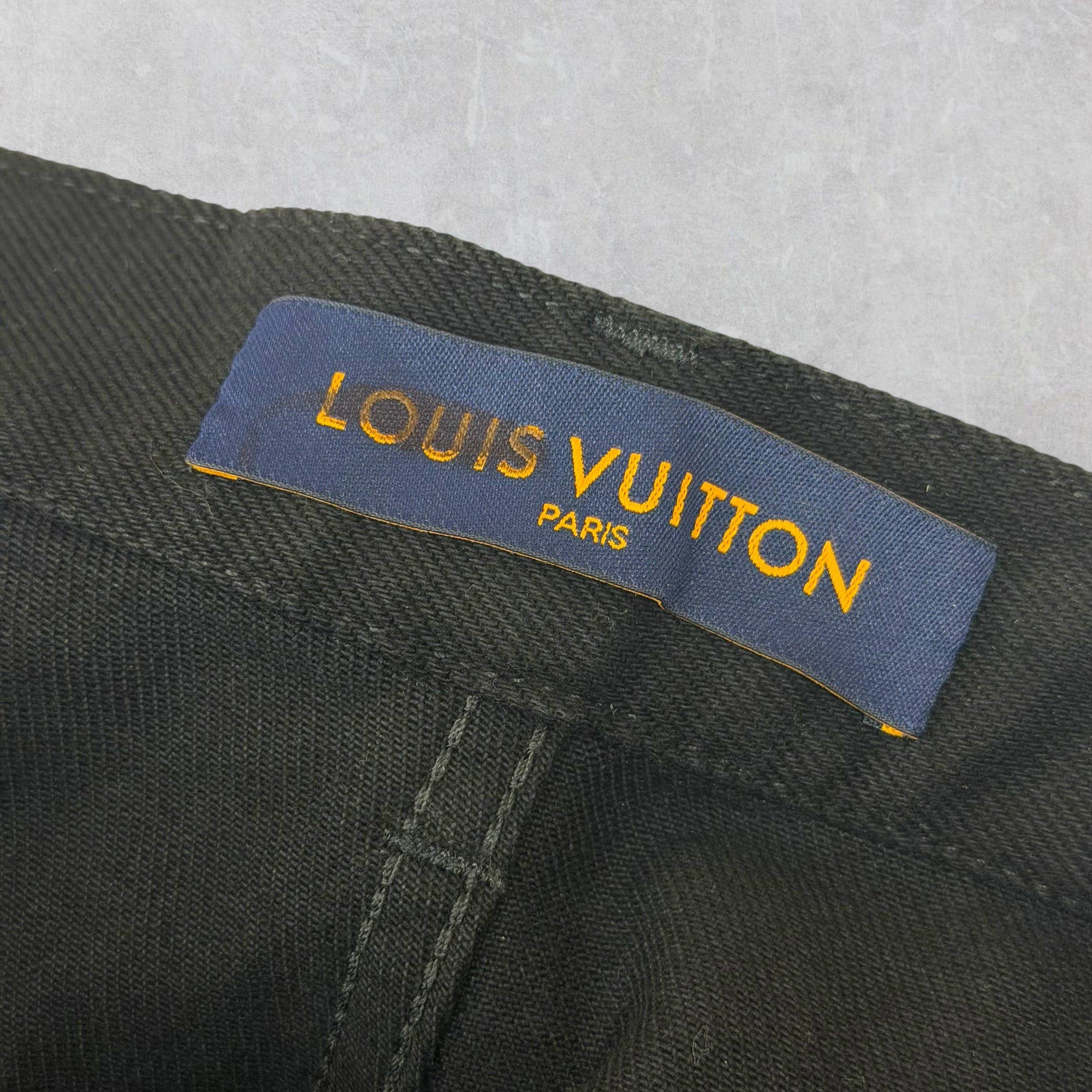 Louis Vuitton Louis Vuitton Monogram Detail Carpenter Denim 40 Size US 40 / EU 56 - 8 Thumbnail