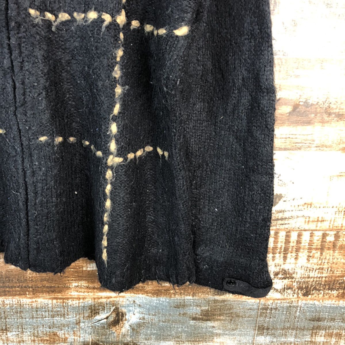 Homespun Knitwear × Japanese Brand DP International Black Knitwear #A1537 Size M / US 6-8 / IT 42-44 - 8 Thumbnail