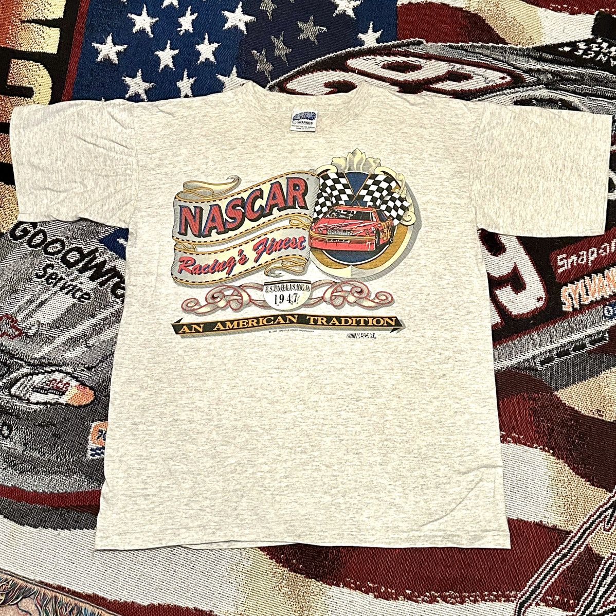 NASCAR × Vintage NASCAR - “Racing’s Finest” - 1992 TSHIRT Size US L / EU 52-54 / 3 - 1 Thumbnail