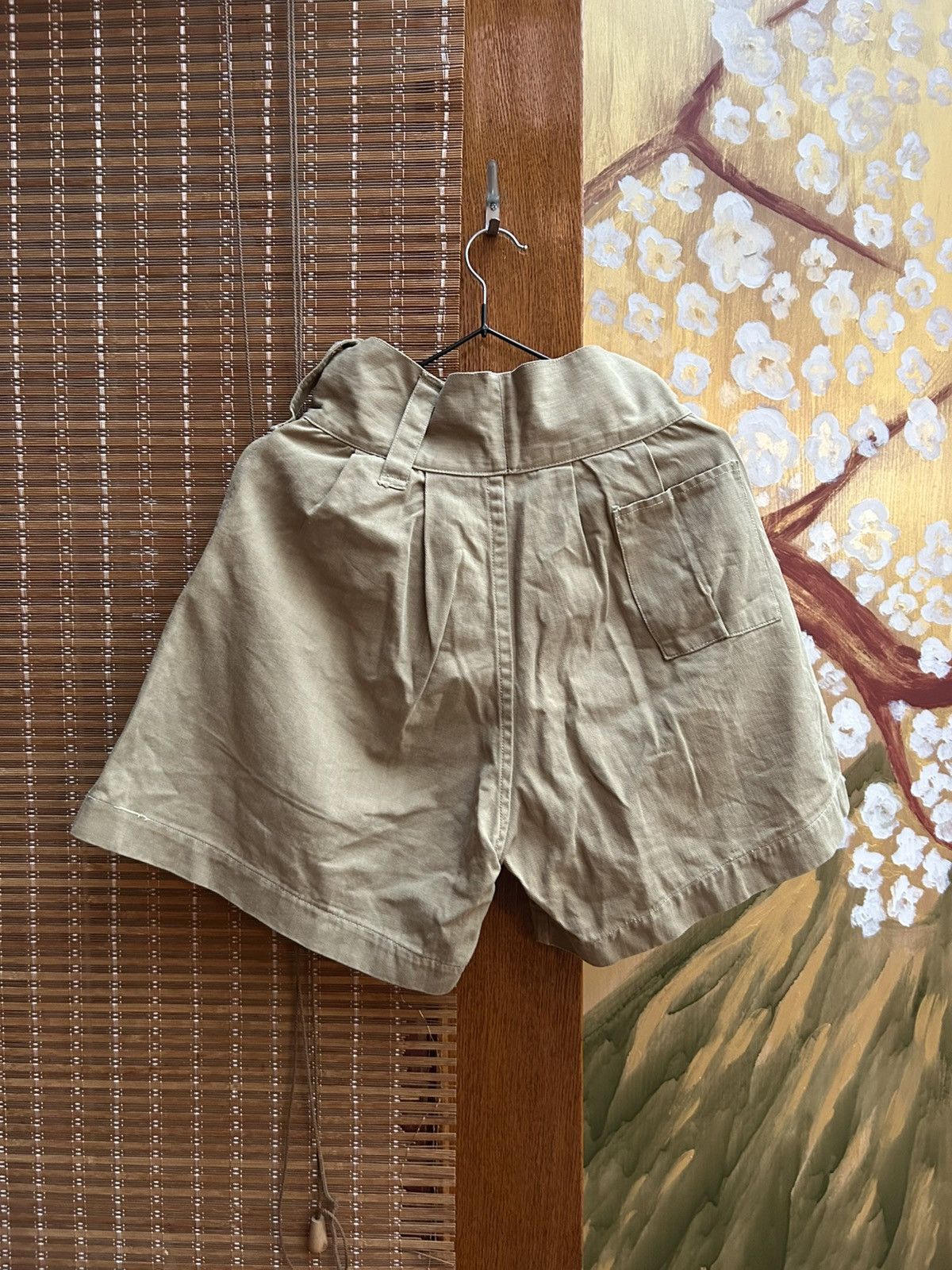 Vintage WWII 40s British Tropical Jungle Gurkha Bermuda Shorts Size US 28 / EU 44 - 2 Thumbnail