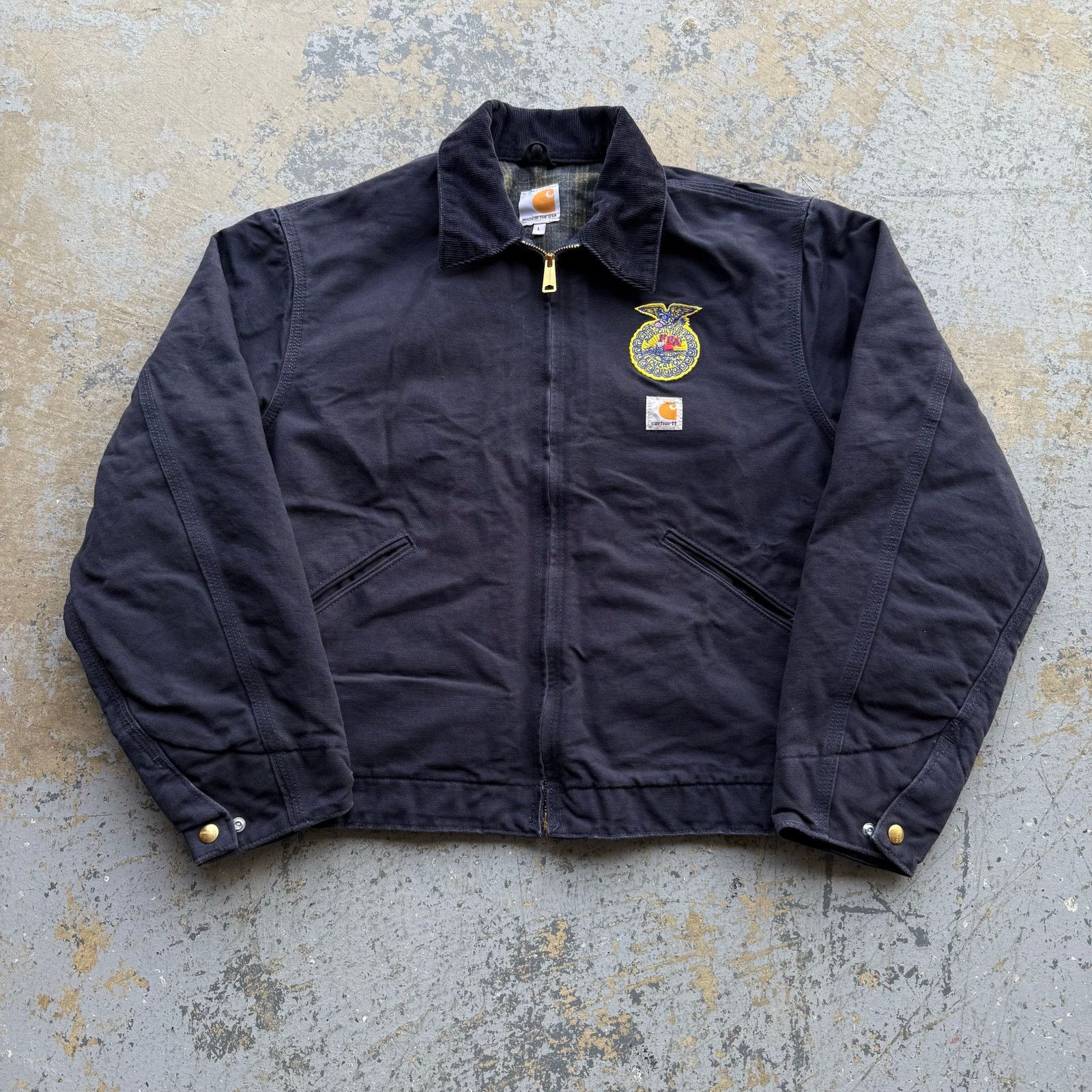 Carhartt Detroit Jacket Blue | Grailed