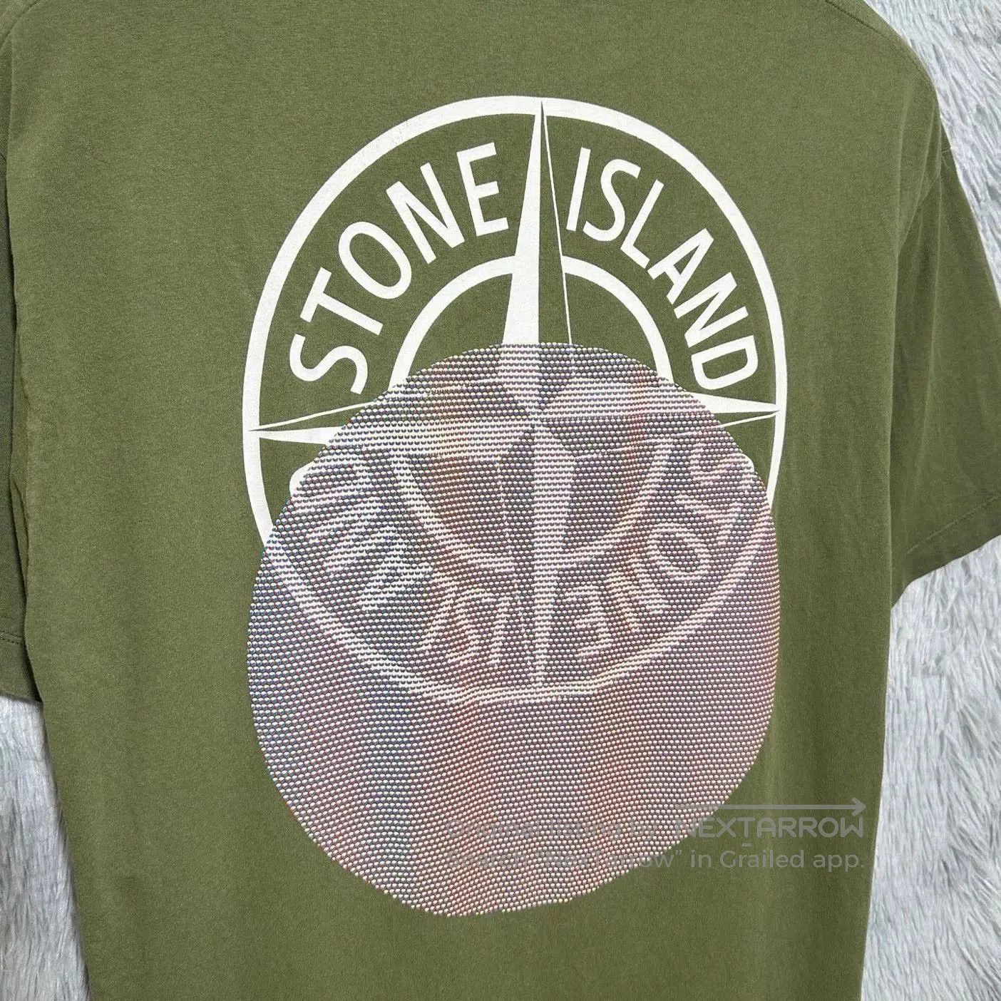 Stone Island Stone Island Large Back Logo T-Shirt. Size US XL / EU 56 / 4 - 3 Thumbnail