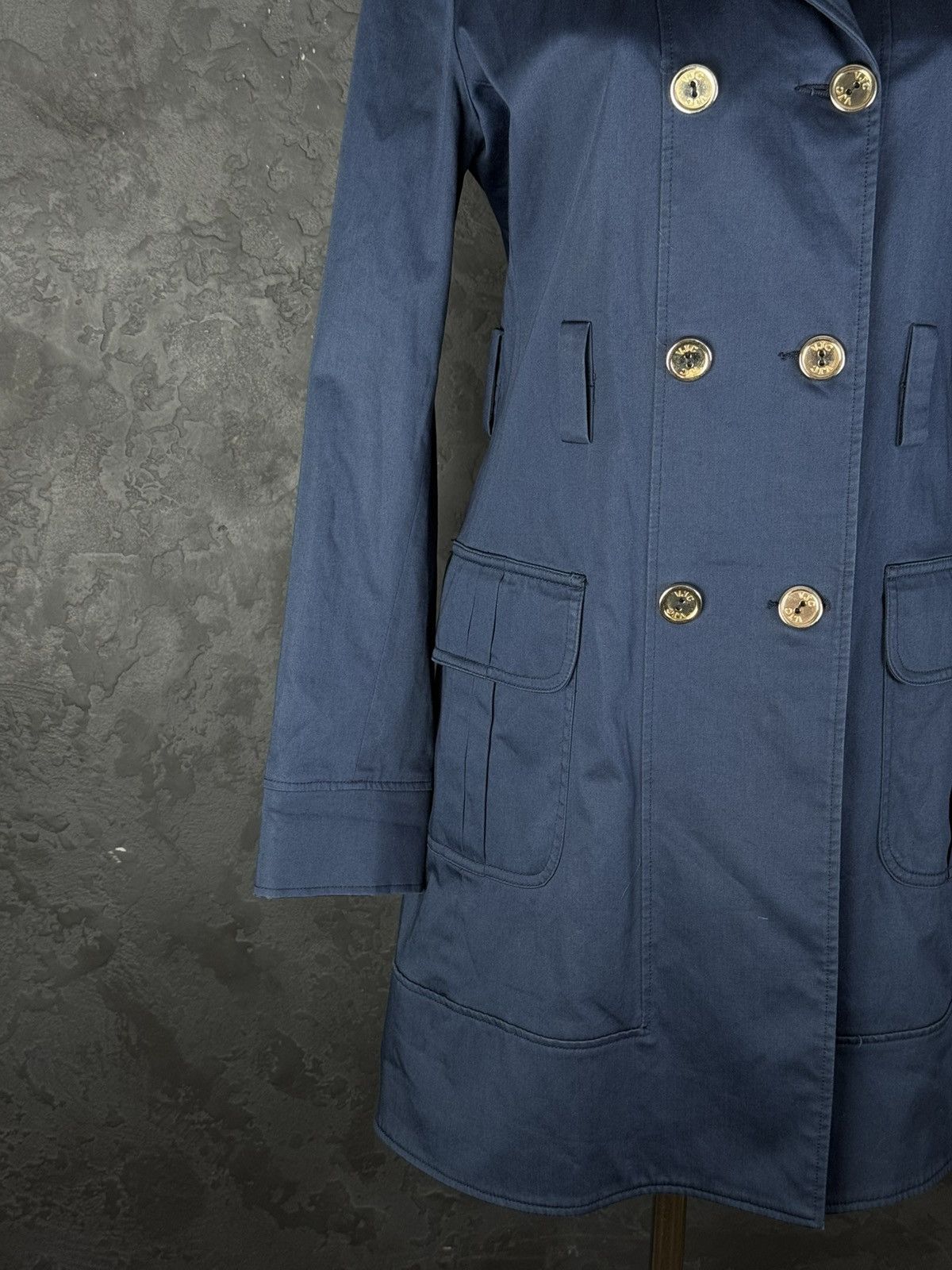 Versace Vintage Versace Jeans Couture 90s Trench Coat jacket Size L / US 10 / IT 46 - 4 Thumbnail