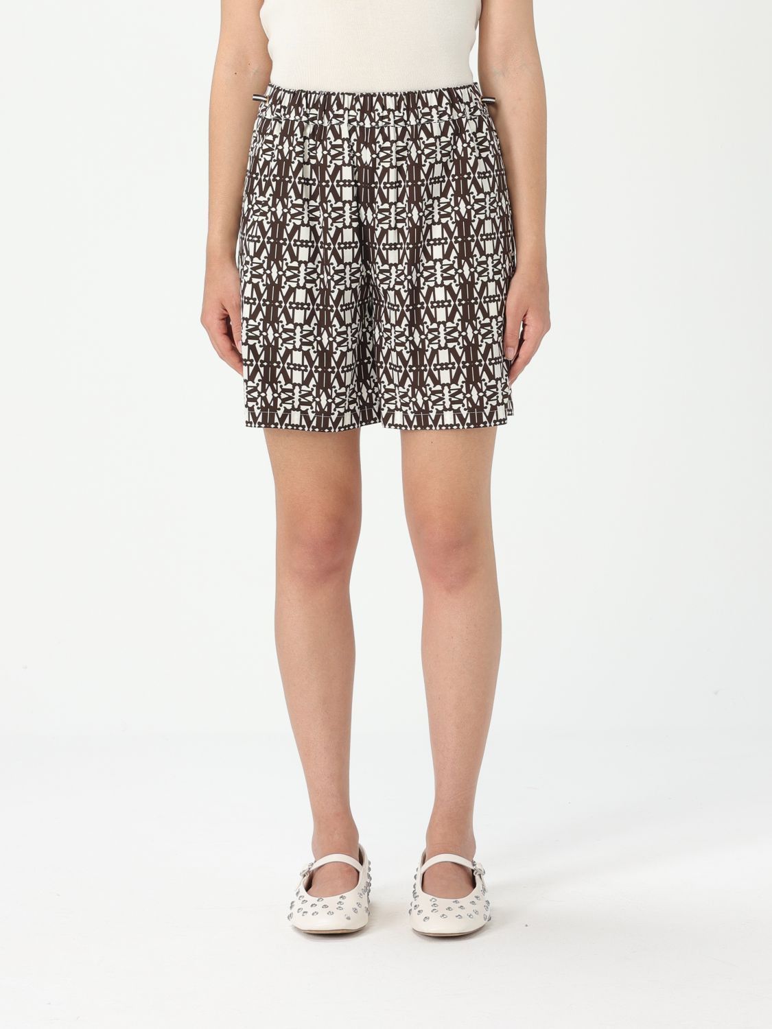 Max Mara Max Mara Short Woman Brown Size 26" / US 2 / IT 38 - 1 Thumbnail