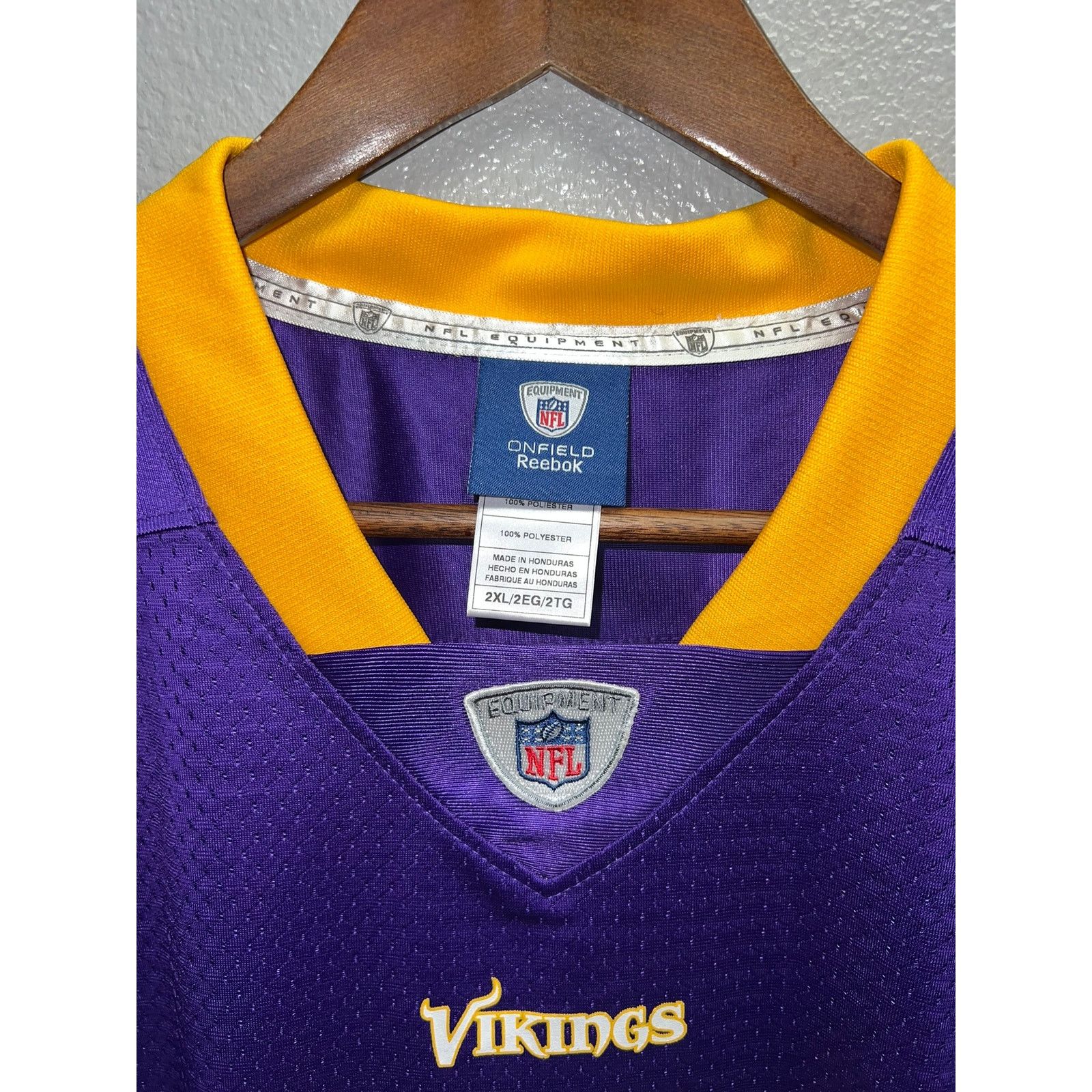 Reebok Vintage Brett Favre Jersey Minnesota Vikings Reebok Mens 2XL Size US XXL / EU 58 / 5 - 4 Thumbnail