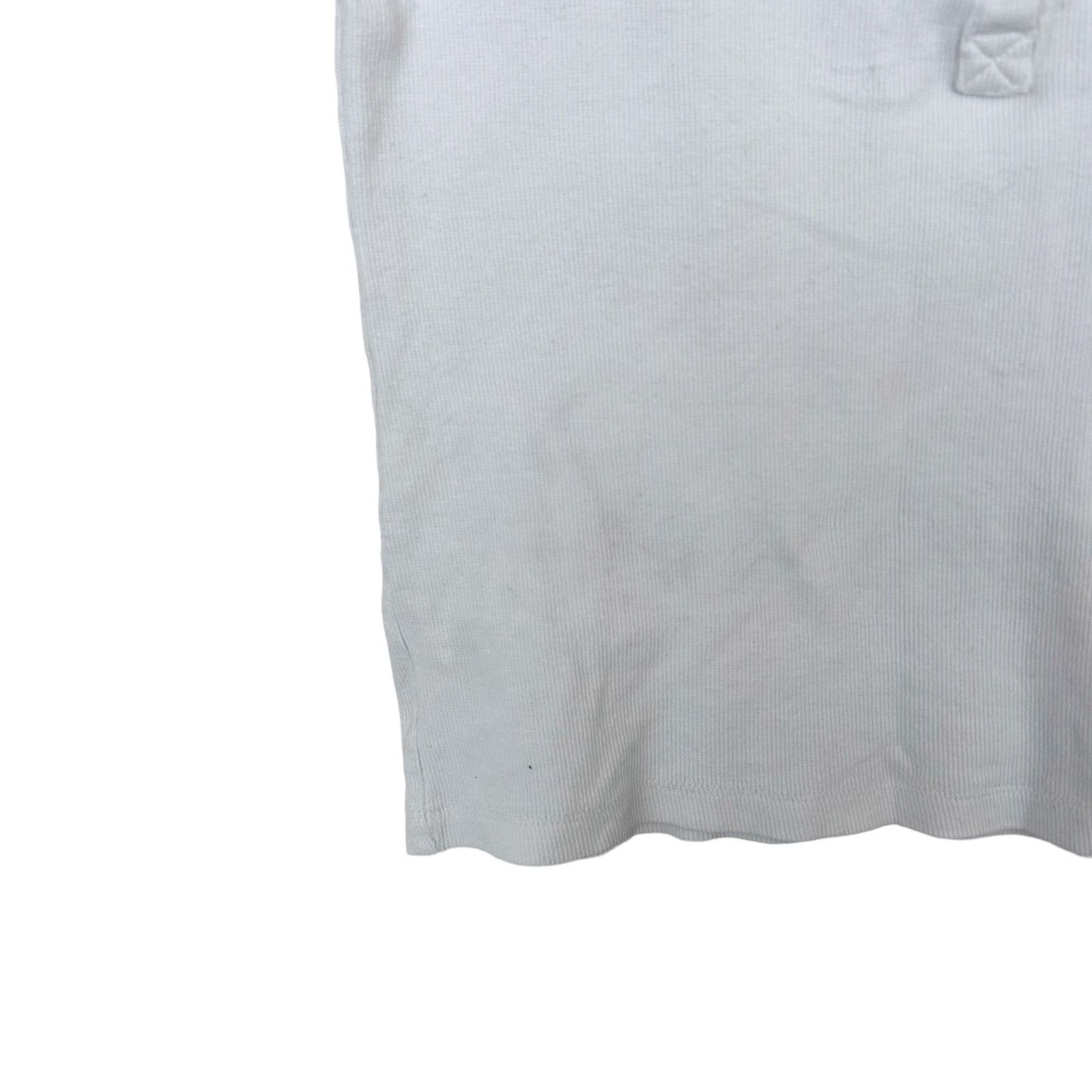 Harley Davidson Harley Davidson White Ribbed Henley T Shirt Sz L Size L / US 10 / IT 46 - 3 Thumbnail