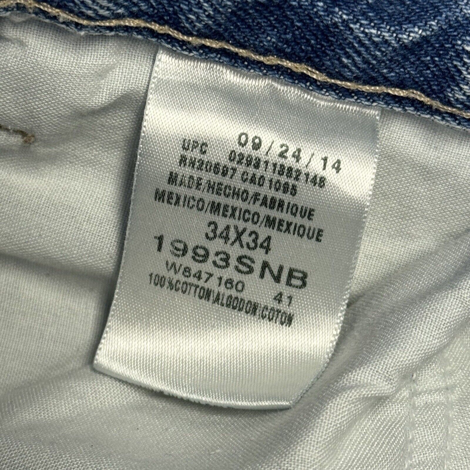Dickies Dickies Jeans Mens 34x34 Medium Wash Denim Carpenter Blue Size US 34 / EU 50 - 16 Thumbnail