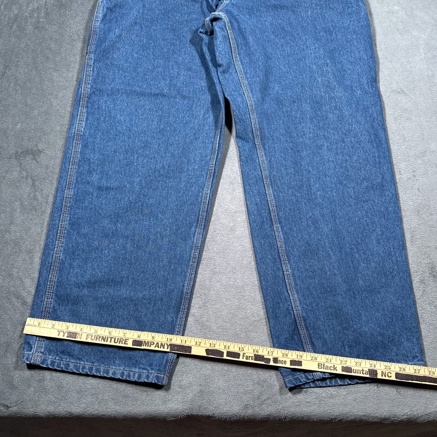 Carhartt VINTAGE Carhartt Workwear Jeans Mens 42x32 Blue Denim Flame Resistant Industrial Pants Size US 42 / EU 58 - 3 Thumbnail