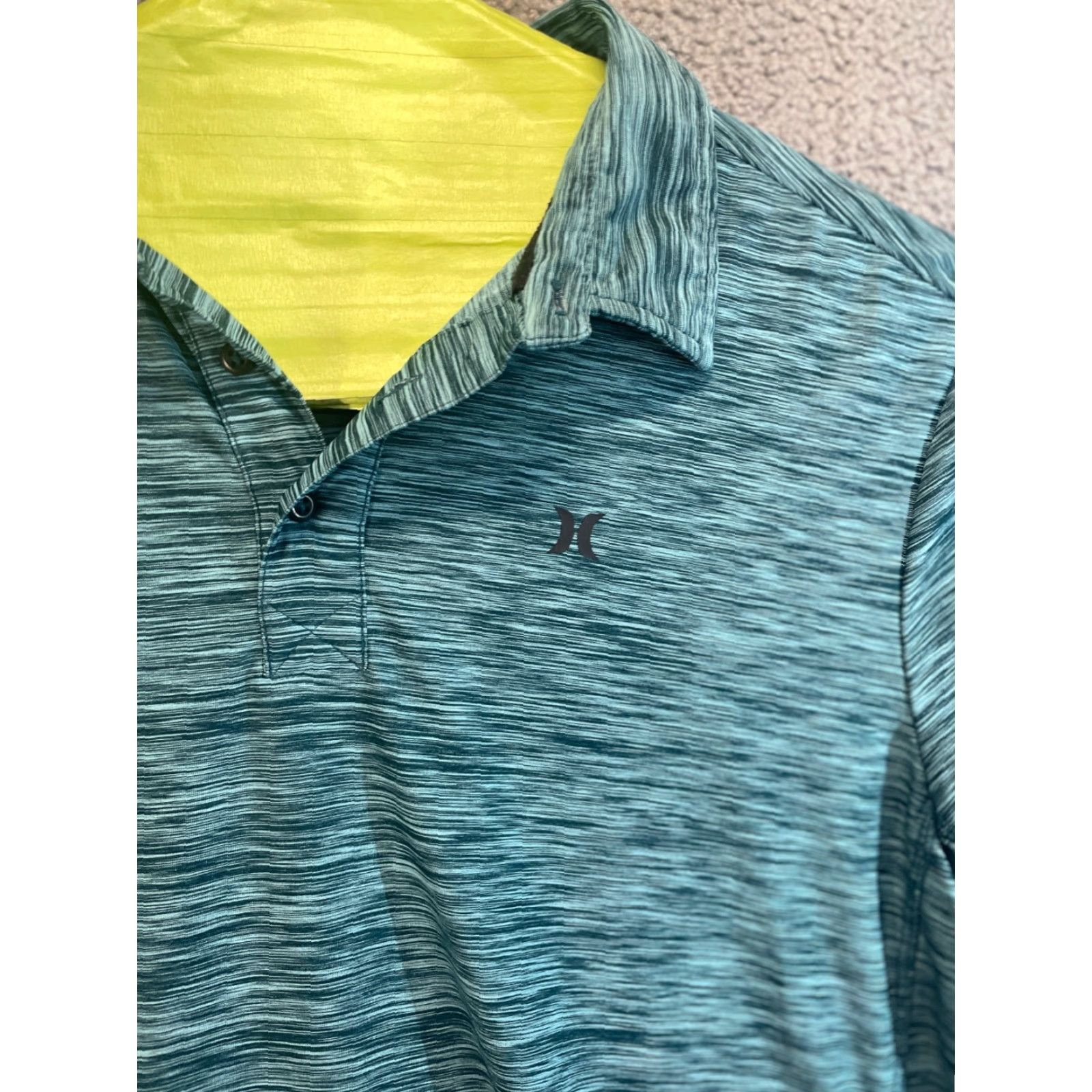 Hurley Hurley Polo Shirt Mens Large Lightweight Stretch Golf Casual Polo Shirt Mens L Solid Multicolor Short Sleeve Golf Mens Size US L / EU 52-54 / 3 - 2 Thumbnail