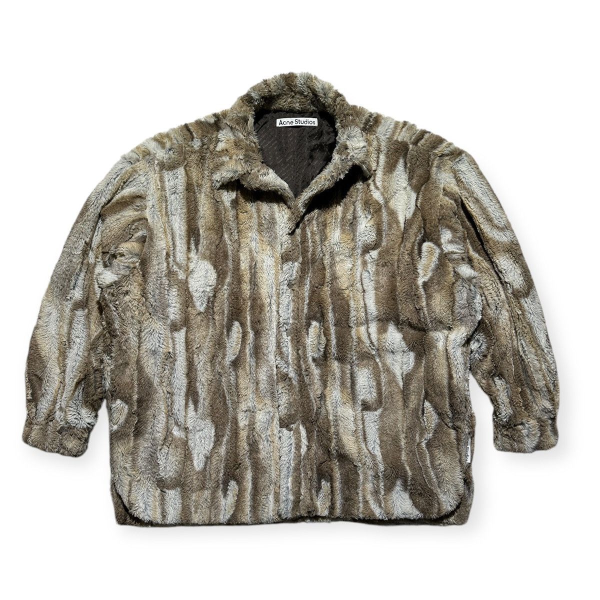 Acne Studios Faux Fur oversized jacket Size US S / EU 44-46 / 1 - 1 Thumbnail