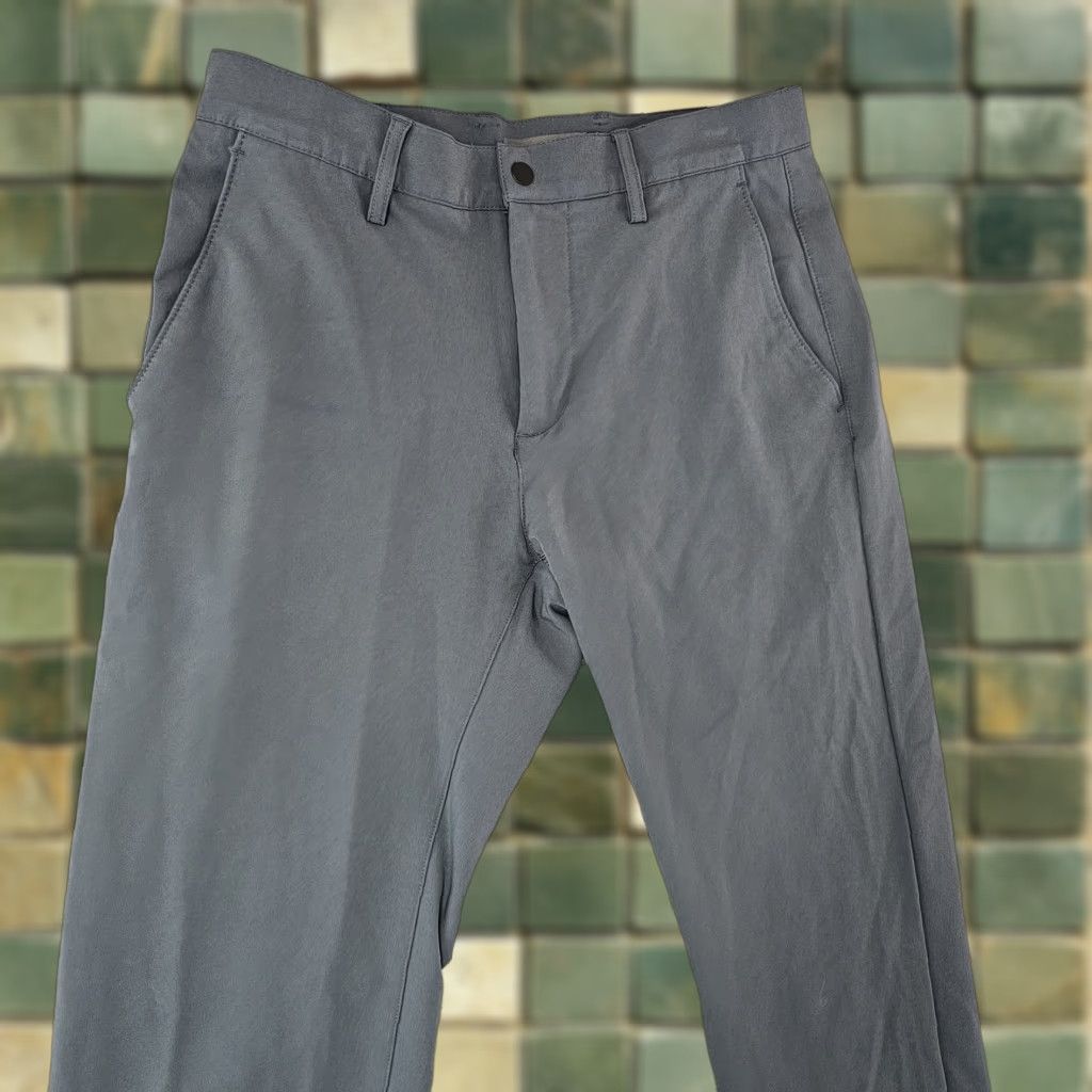 Vintage Proof Pants Mens 30 Gray Chino Slim Modern Workwear Size US 30 / EU 46 - 1 Thumbnail