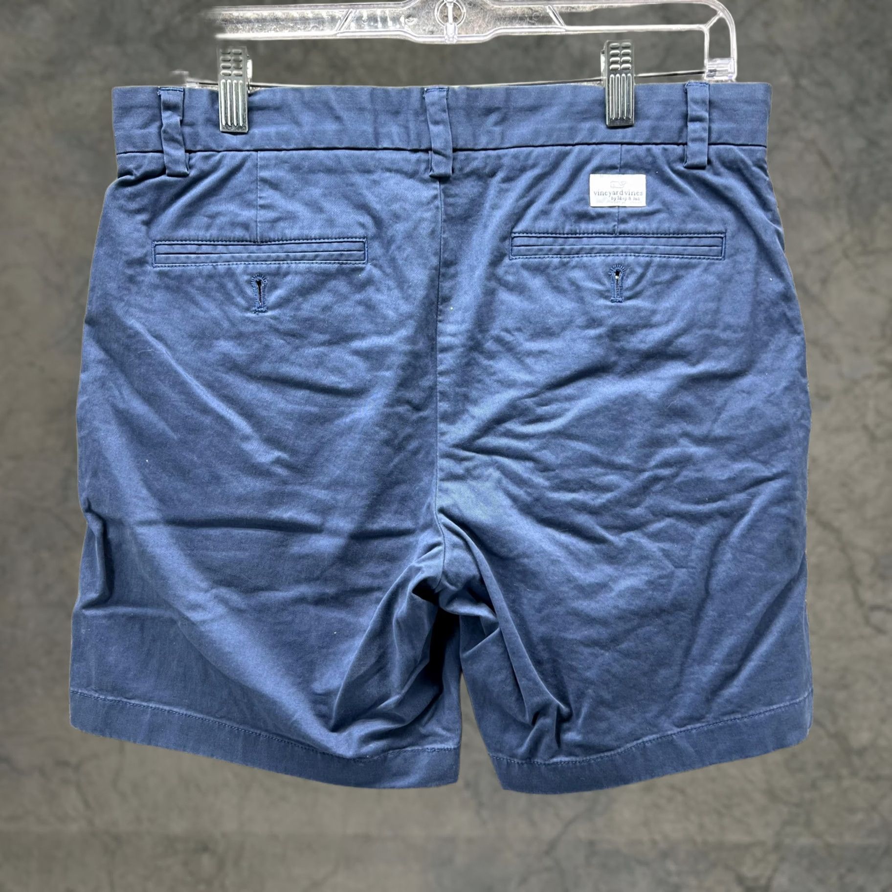 Vineyard Vines Vineyard Vines Shorts Mens 30 Blue Chino Stretch Flat Front Casual Summer Mens Regular Stretch Cotton Spandex Size US 30 / EU 46 - 1 Thumbnail