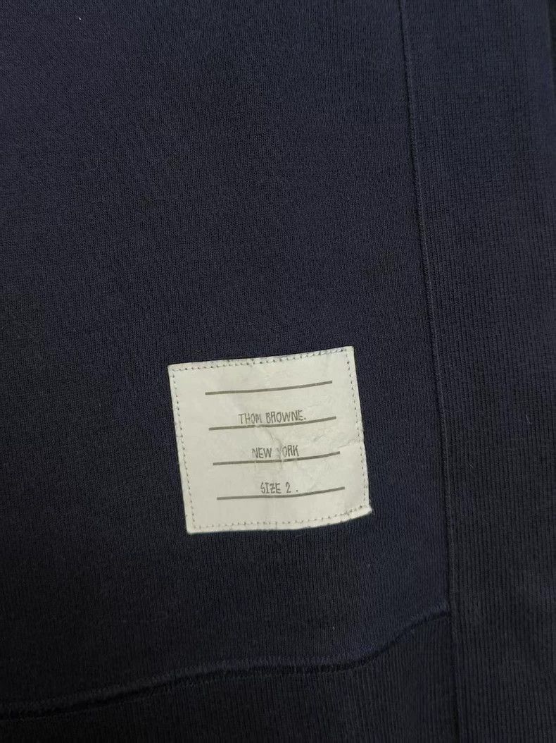 Thom Browne Thom BrowneClassic four-bar dark blue sweatshirt 2503-Next Size US M / EU 48-50 / 2 - 3 Thumbnail
