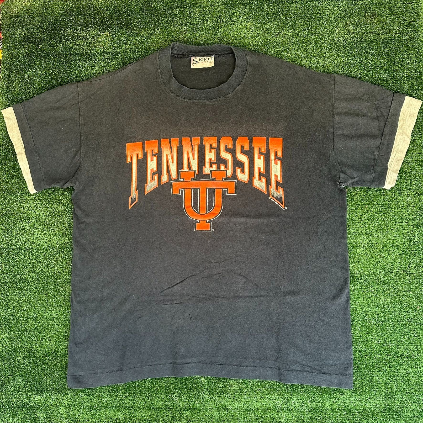 NCAA Vintage 90s UT Tennessee Volunteers T-Shirt Single Stitch Un Size US XL / EU 56 / 4 - 1 Thumbnail