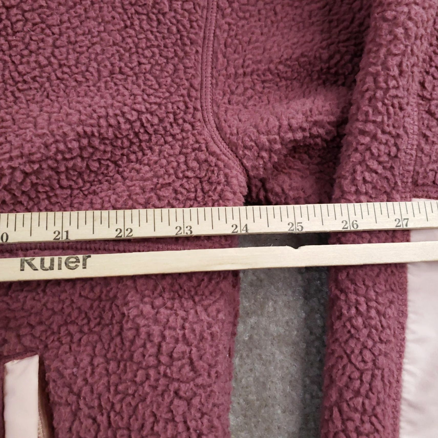 The North Face The North Face Fleece Jacket Womens Large Purple Pink Snap Neck Sherpa Pullover Jacket Size L / US 10 / IT 46 - 3 Thumbnail