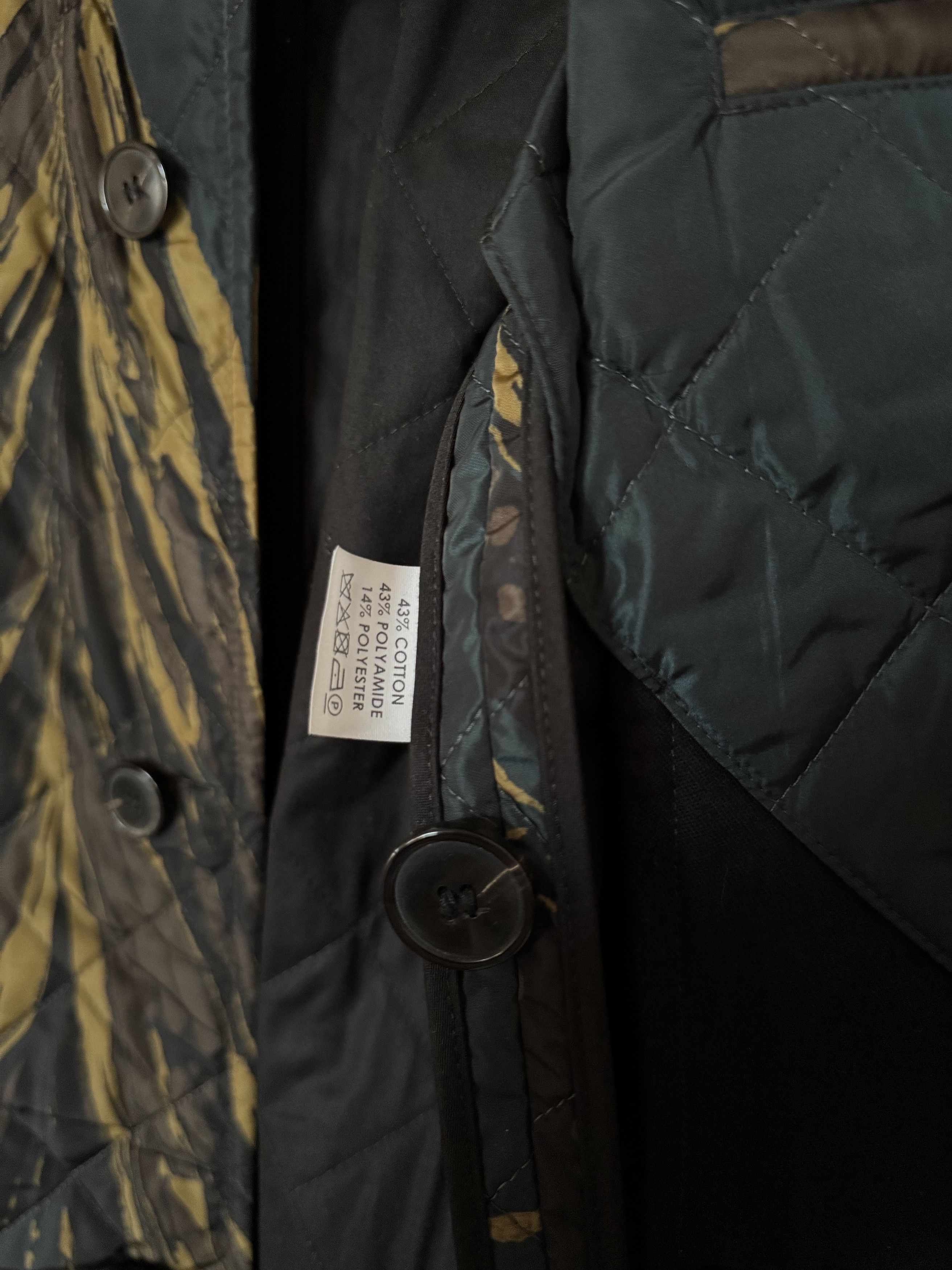 Dries Van Noten Full Pattern Quilted Convertible Collar Coat Size US M / EU 48-50 / 2 - 6 Thumbnail