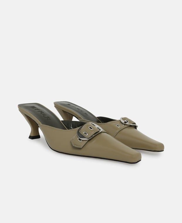 By Far Evelyn Mangrove Mules Size US 11 / IT 41 - 1 Thumbnail