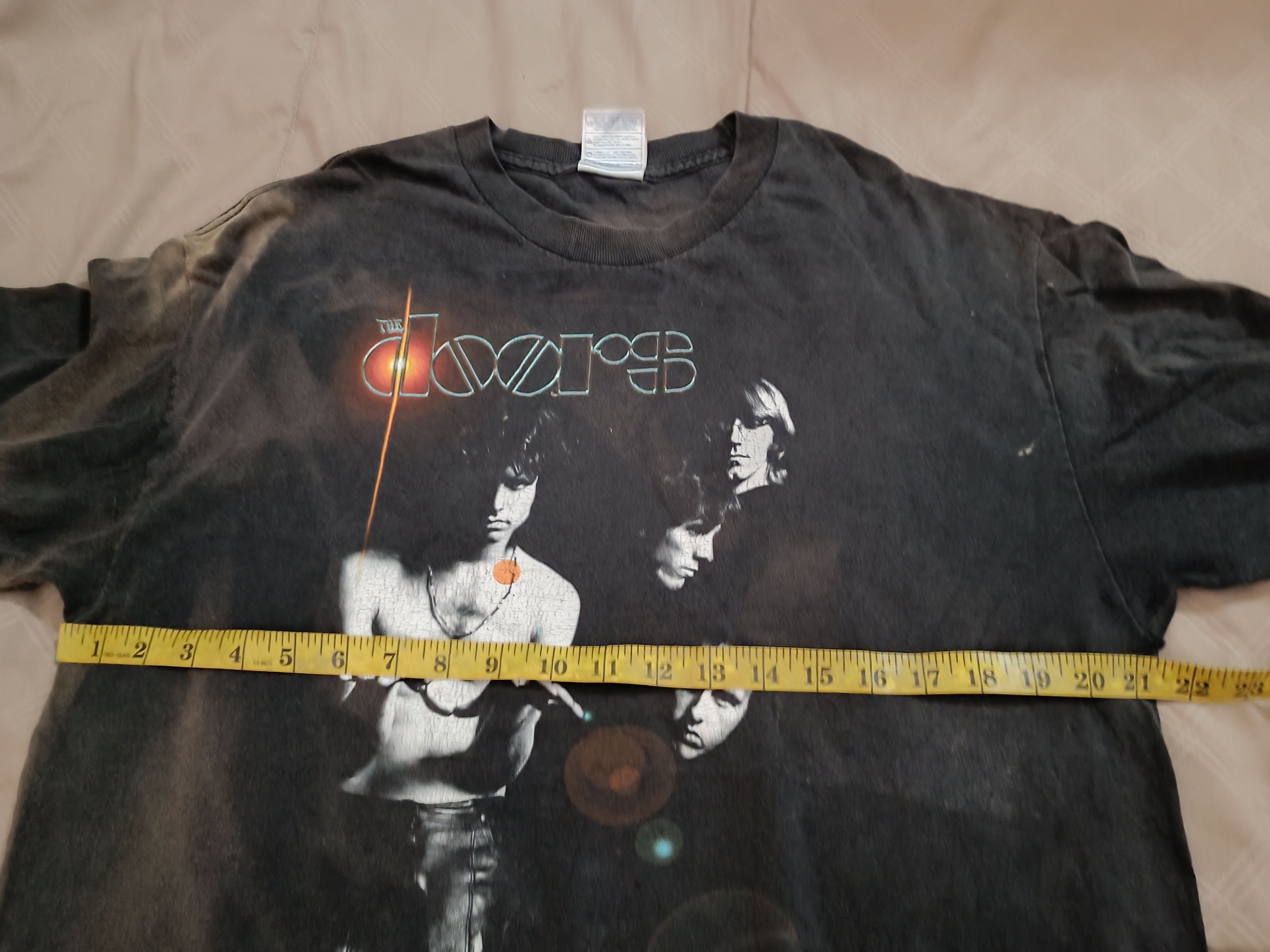Band Tees ♦️Vintage The Doors T Shirt Faded Unevenly Size US L / EU 52-54 / 3 - 6 Thumbnail