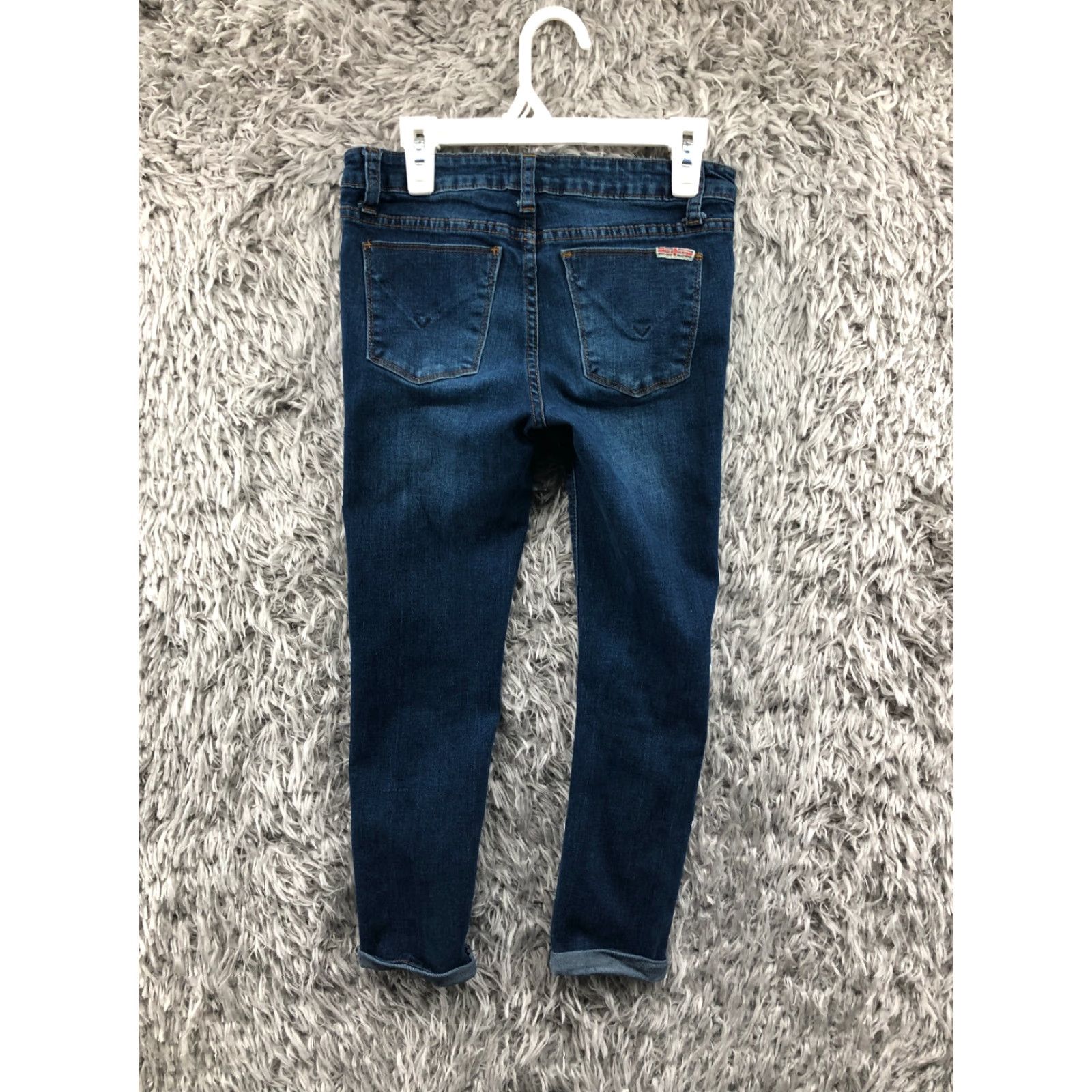 Hudson Hudson Jeans Skinny Size 14 Girls Mid Rise Dark Wash Blue Denim Girls Mens Womens Size 36" / US 14 / IT 50 - 5 Thumbnail