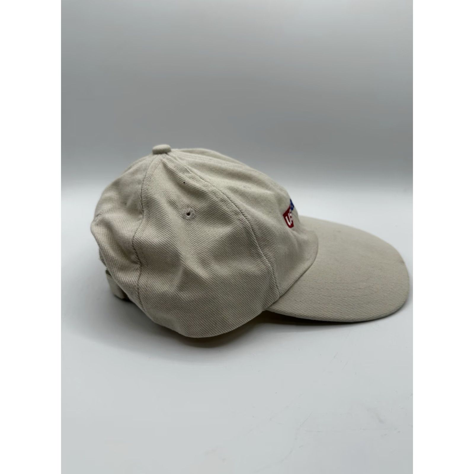 Vintage Ahead Baseball Cap Blue Red OS US Bank Embroidered Adjustable Slideback Hat Mens Cap Size ONE SIZE - 4 Thumbnail