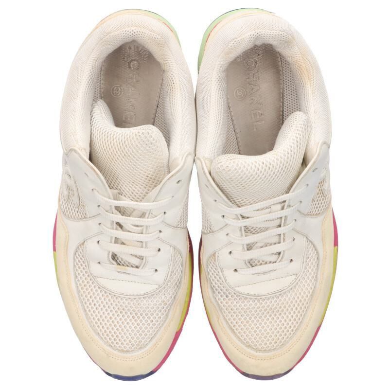 Chanel CHANEL COCO Mark Low-Cut Mesh Sneakers Size US 9 / EU 42 - 4 Thumbnail