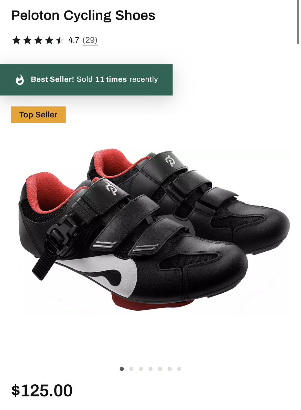 Peloton Peloton cycling shoes. Men’s size 14 (EU 47). Size US 14 / EU 47 - 1 Thumbnail