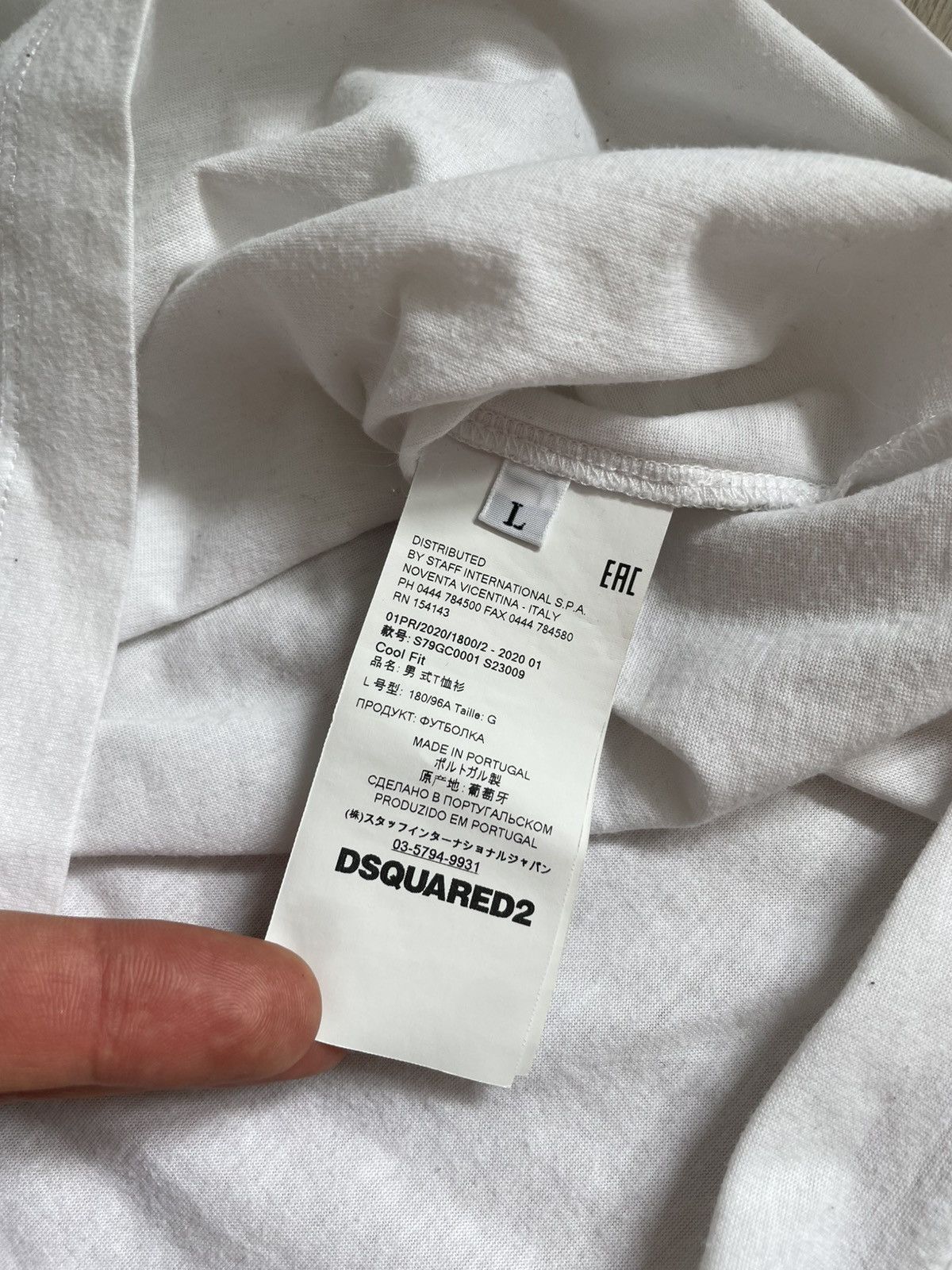 Designer × Dsquared2 Rare Dsquared 2 Icon Big Logo T-shirt Original Hypebeast Y2k Size US L / EU 52-54 / 3 - 5 Thumbnail