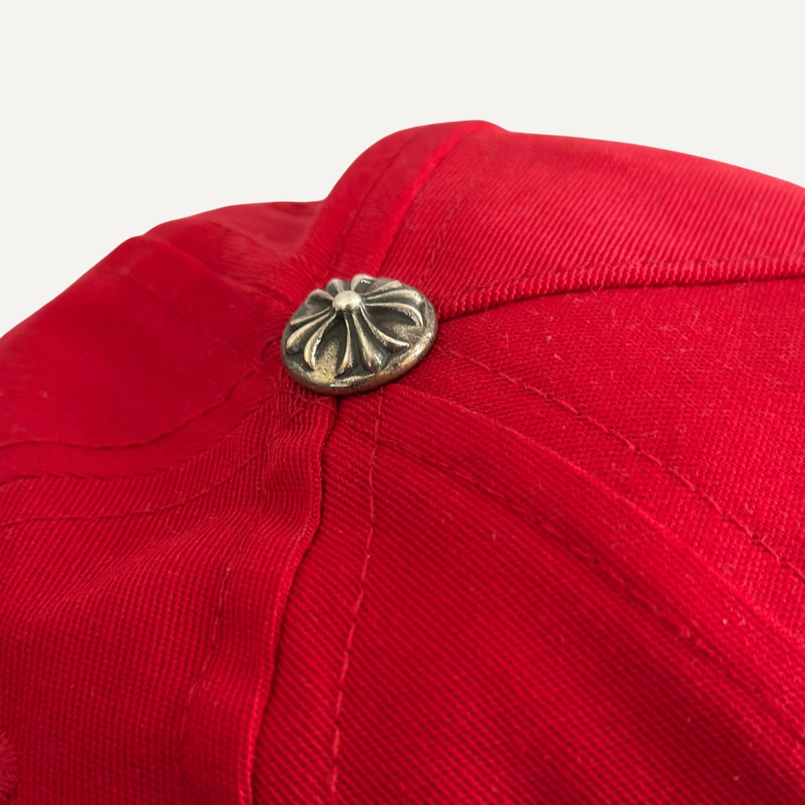 Chrome Hearts Chrome Hearts CH Logo Embroidered Baseball Cap Red Size ONE SIZE - 3 Thumbnail