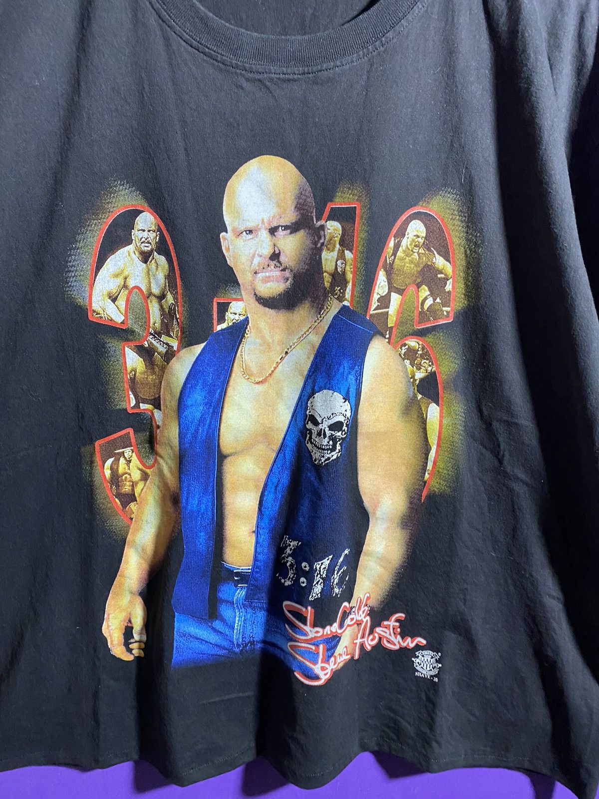 Vintage × WWF Vintage 90s Stone cold Steve Austin 3:16 t-shirt Size US XL / EU 56 / 4 - 3 Thumbnail