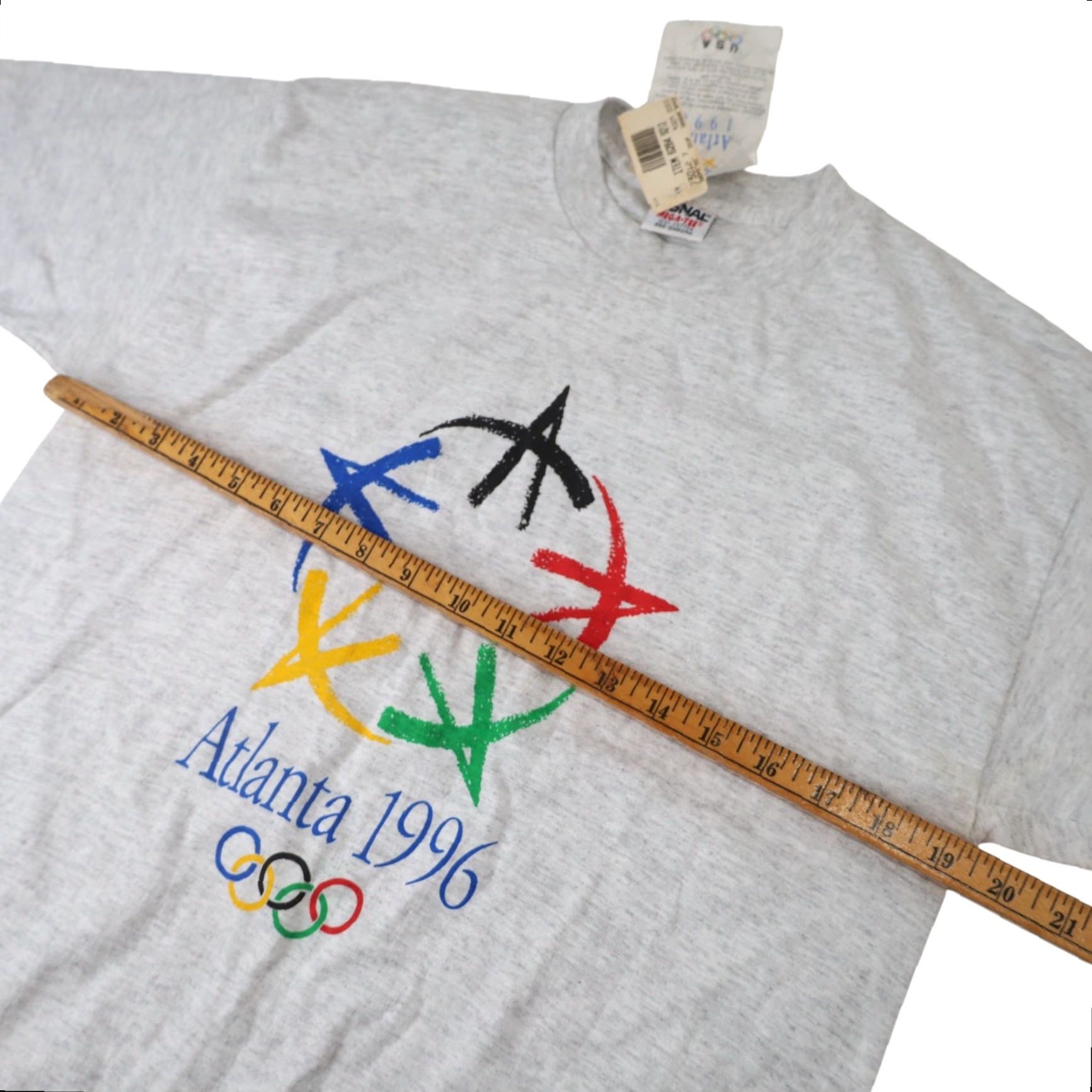 Vintage VINTAGE NWT 1996 Atlanta Olympics Graphic T Shirt Size US L / EU 52-54 / 3 - 7 Thumbnail