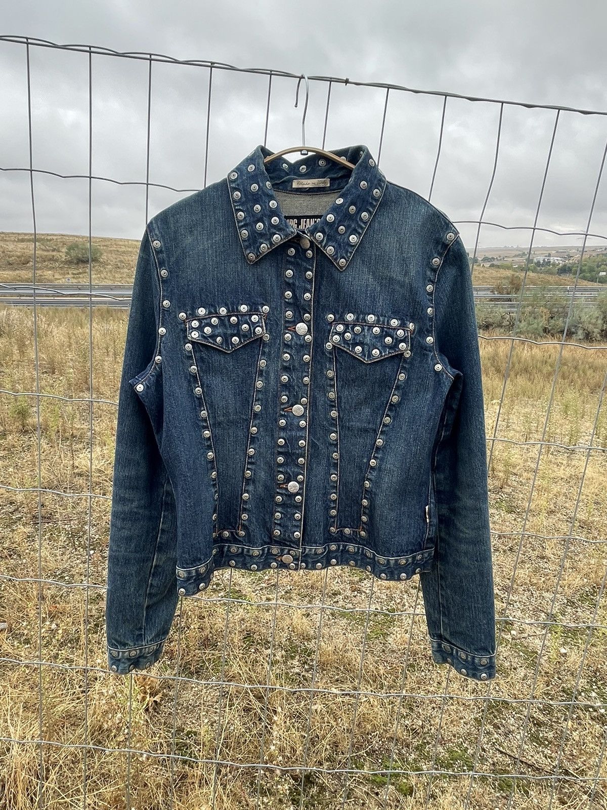 Jean Paul Gaultier 2000s JPG Jeans studded denim jacket Size M / US 6-8 / IT 42-44 - 1 Thumbnail