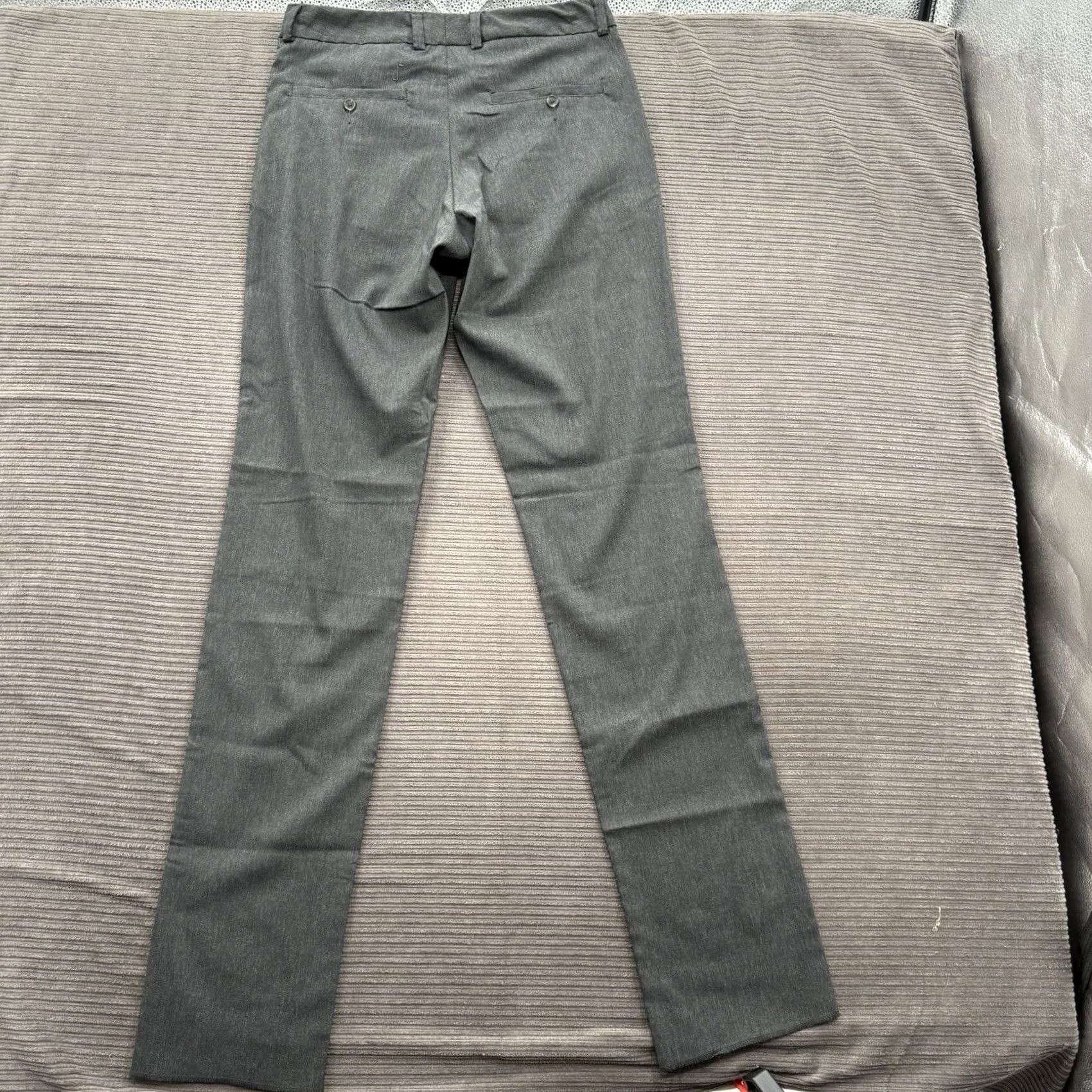 Vintage Journeyman Dress Pants Men 30 Gray Flat Front Regular Inseam 37in Business Office Pants Size US 30 / EU 46 - 2 Thumbnail