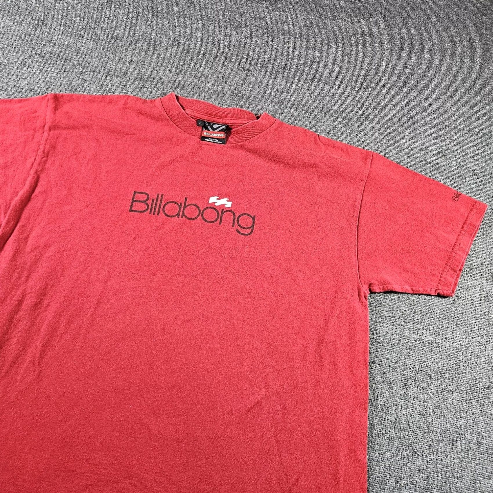 Billabong Billabong Shirt Mens L Red Logo Graphic Surf Skate Beach Tee Crewneck Cotton Size US L / EU 52-54 / 3 - 2 Thumbnail