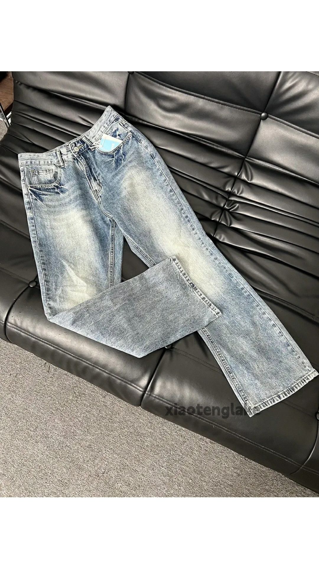 Jean × Vintage washed faded cleanfit yuppie bootcut flared jeans Size US 32 / EU 48 - 3 Thumbnail