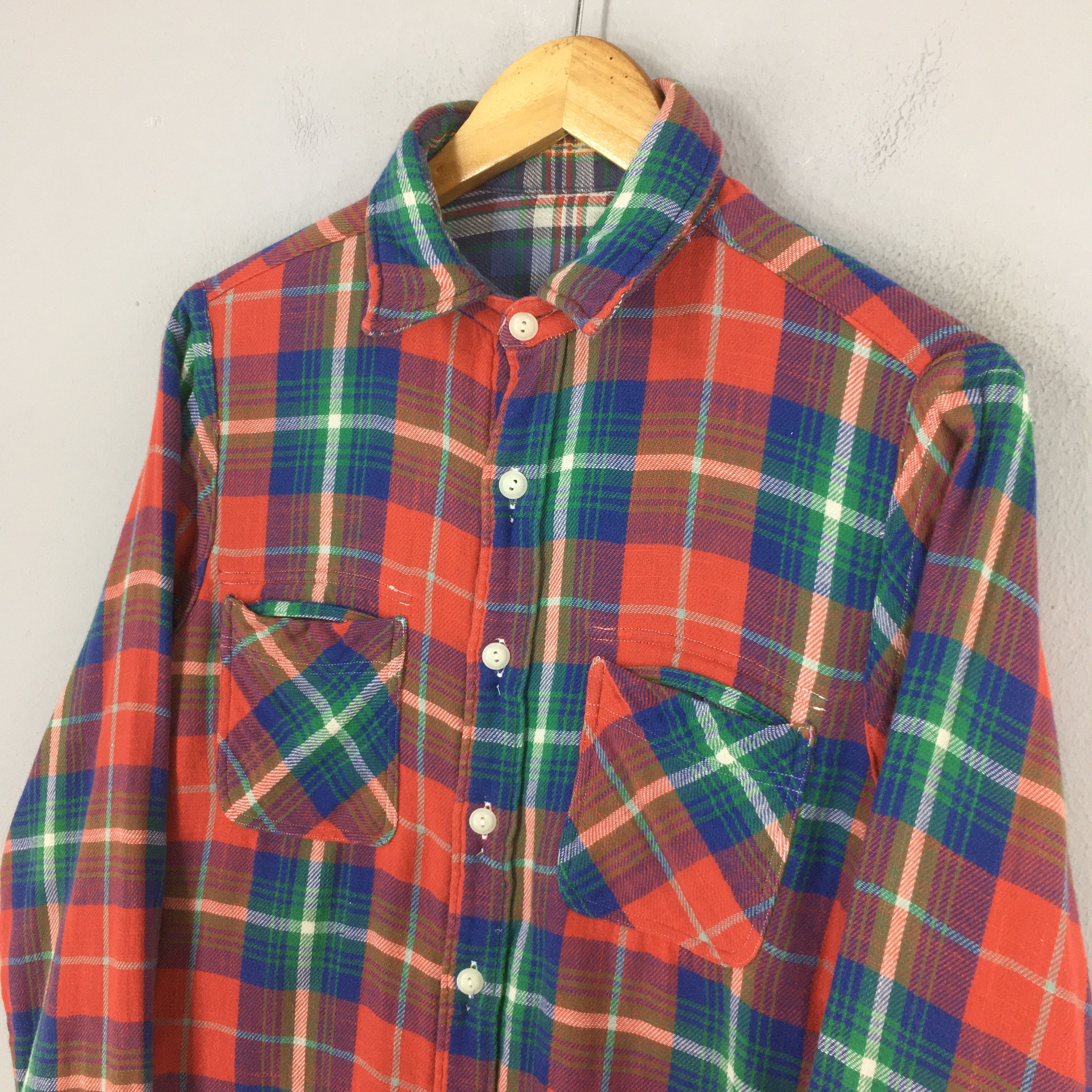 Vintage Vintage Reversible Checkered Red Western Shirt S Size US S / EU 44-46 / 1 - 3 Thumbnail