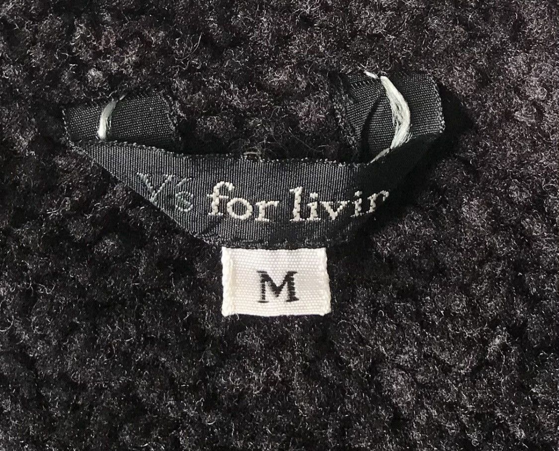 Yohji Yamamoto TAX FREE 🇺🇸 Vintage yohji yamamoto Y’s for living boa jacket Size US M / EU 48-50 / 2 - 5 Thumbnail