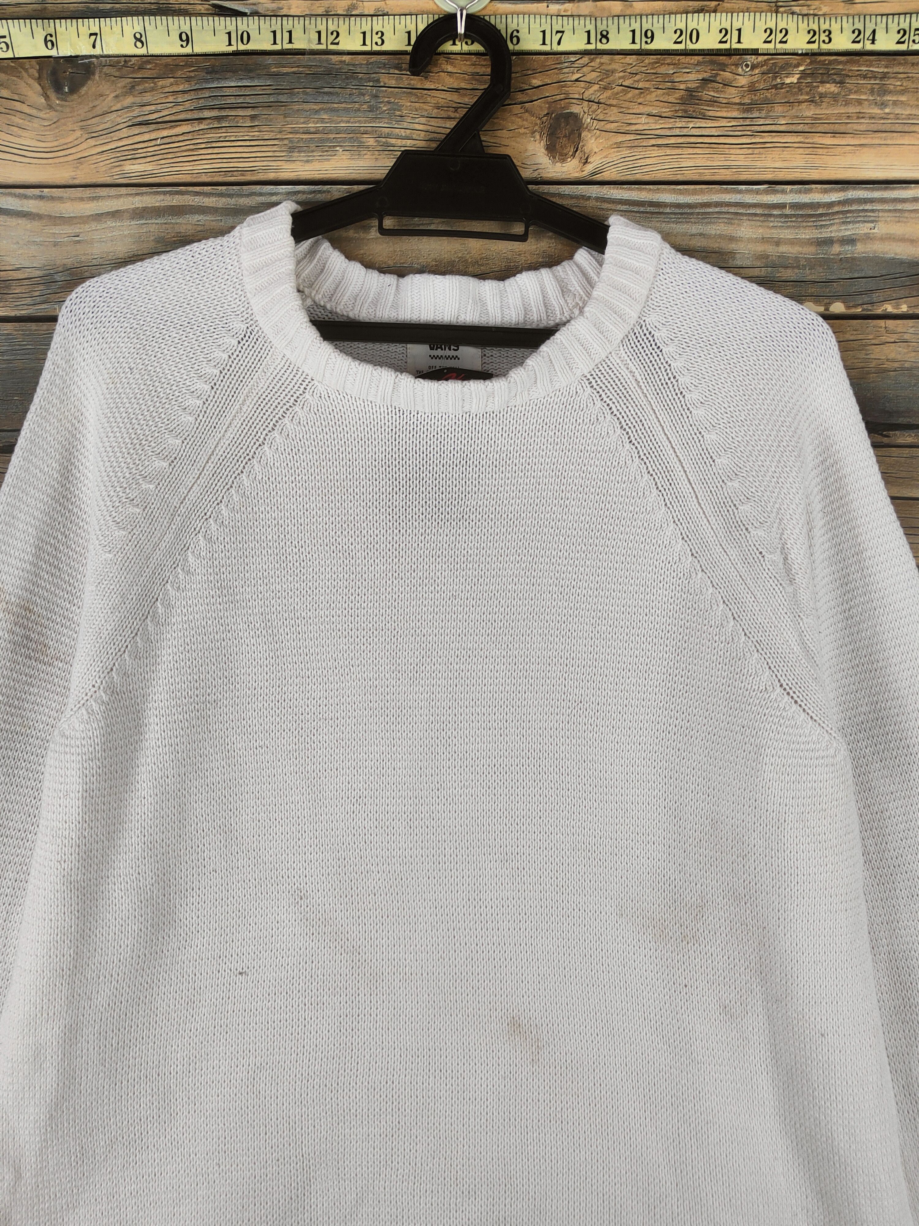 Vans DL Vans White Knitwear Sweatshirts #46-128 Size US M / EU 48-50 / 2 - 2 Thumbnail