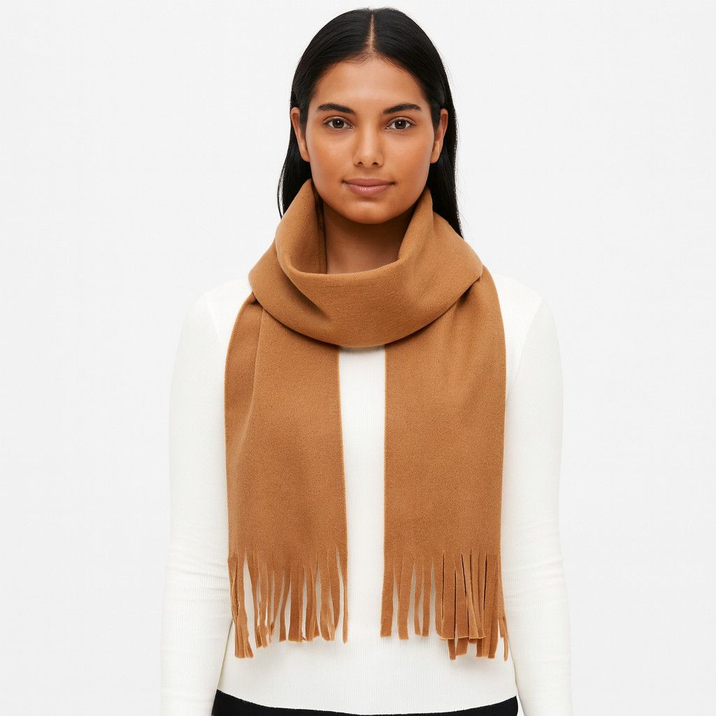Other Rugged Frontier Fringe Fleece Scarf Fall Gift Outdoor Winter Size ONE SIZE - 1 Thumbnail
