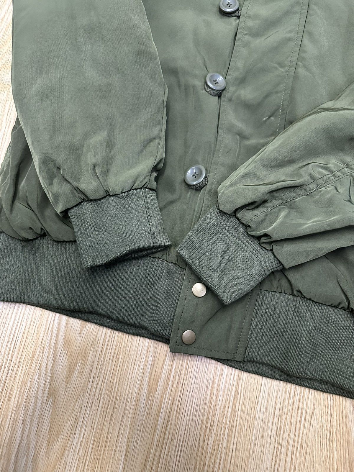 14th Addiction × If Six Was Nine × Le Grande Bleu (L.G.B.) GRAIL GRL ARMY FUR BAGGY BOMBER JACKET MJ167 Size US M / EU 48-50 / 2 - 7 Thumbnail