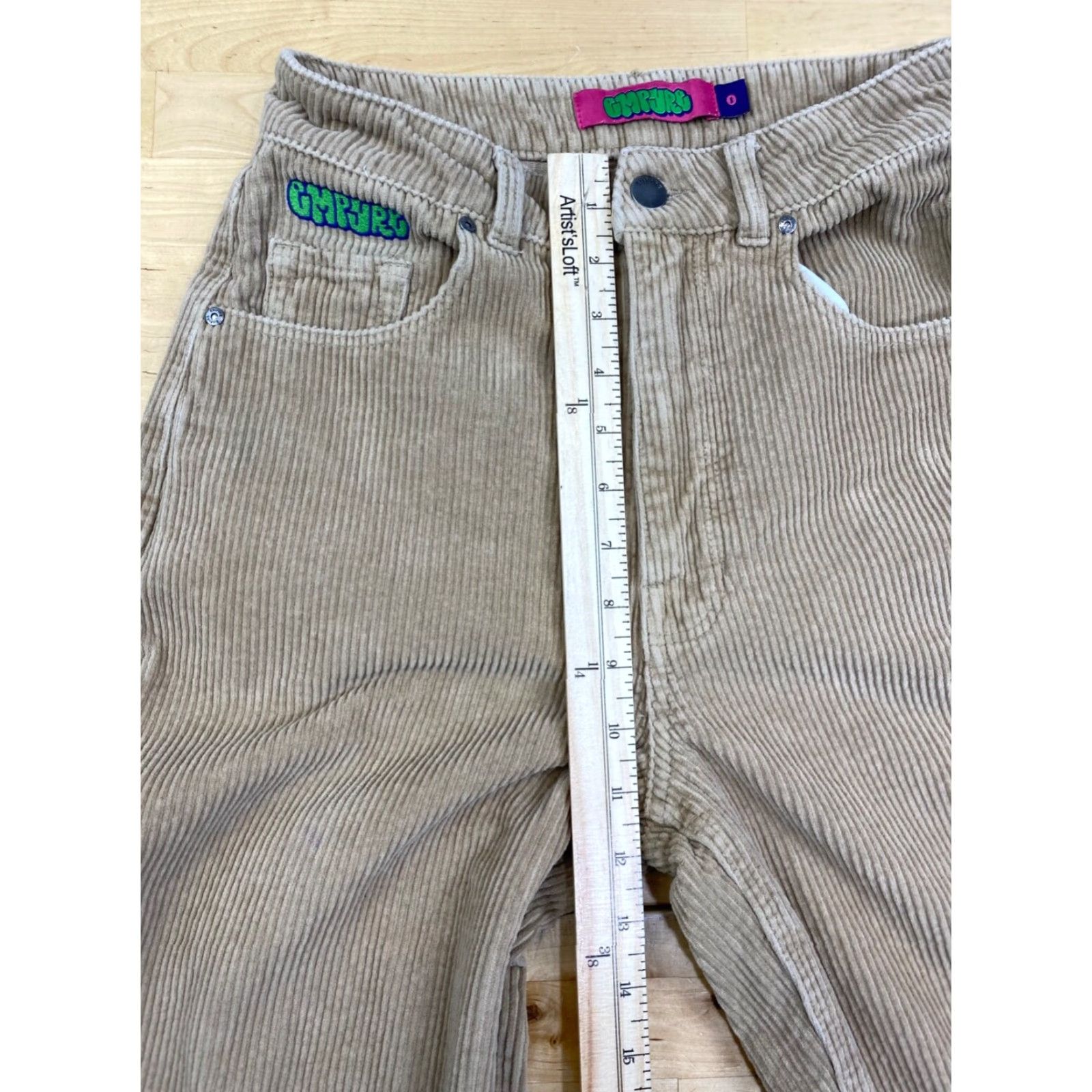 Empyre Empyre Tori Corduroy Skate Pants Women 0 Gray 90s Baggy Wide-Leg Vintage? No Size 25" / US 0 / IT 36 - 7 Thumbnail