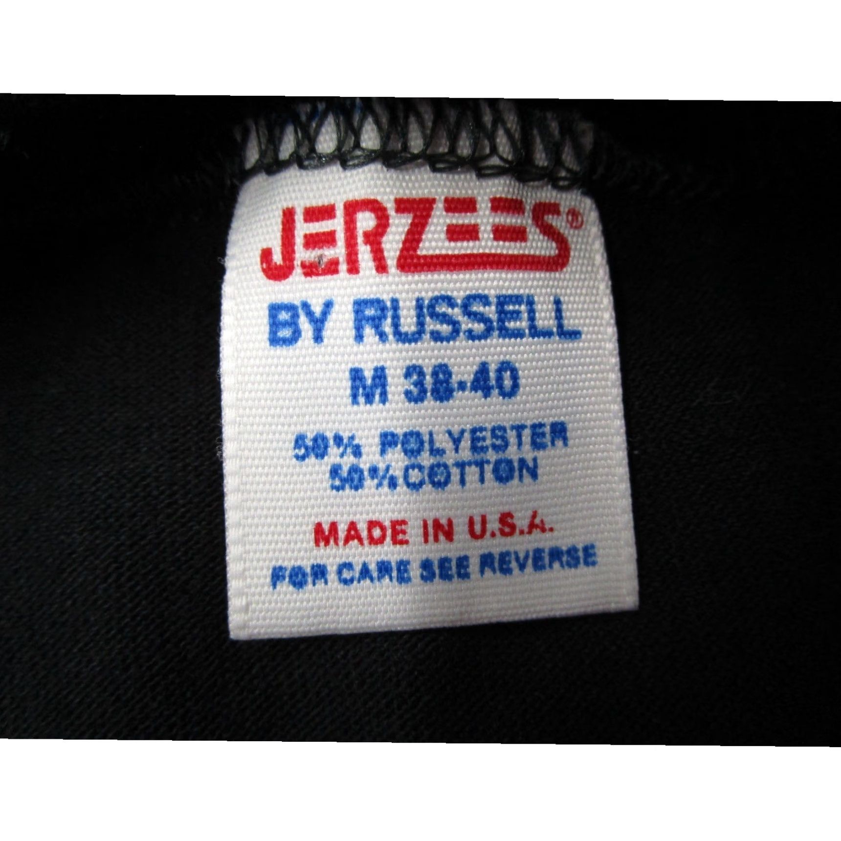 Jerzees VINTAGE Jerzees Russell Shirt Mens M New York Polar Bear Running Black USA Shirt Size US M / EU 48-50 / 2 - 3 Thumbnail