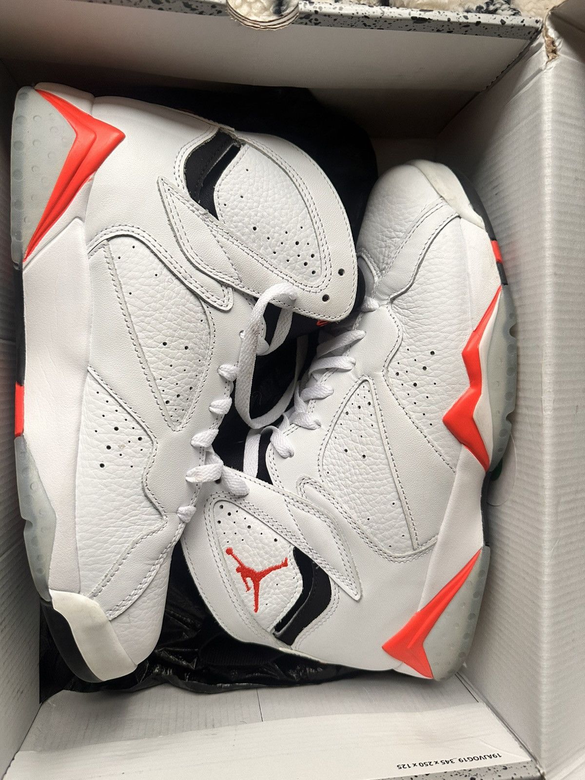 Jordan Brand Jordan Retro 7 White Infrared Size US 9 / EU 42 - 2 Thumbnail