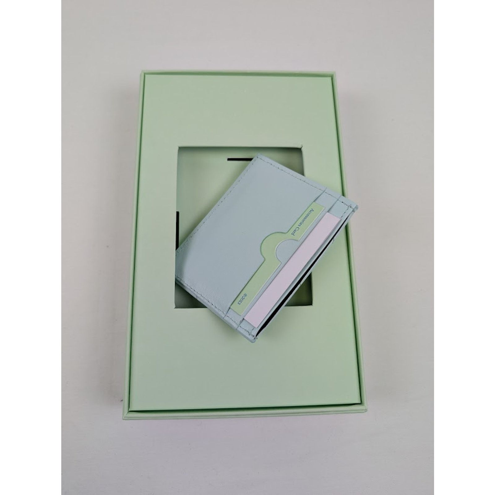 Off-White o1rshd1 DUP / Size: OS / Jack Hammer Card Case in Light Blue Size ONE SIZE - 7 Thumbnail